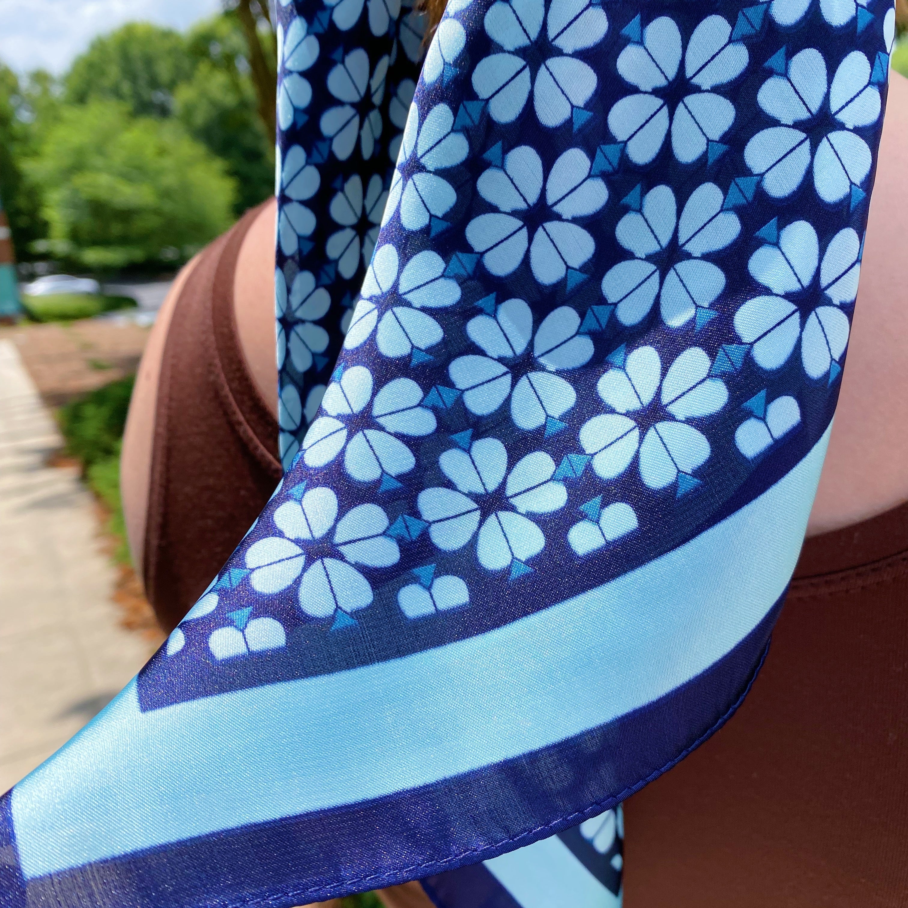 Four Petal Clover Scarf by Ellisonyoung.com