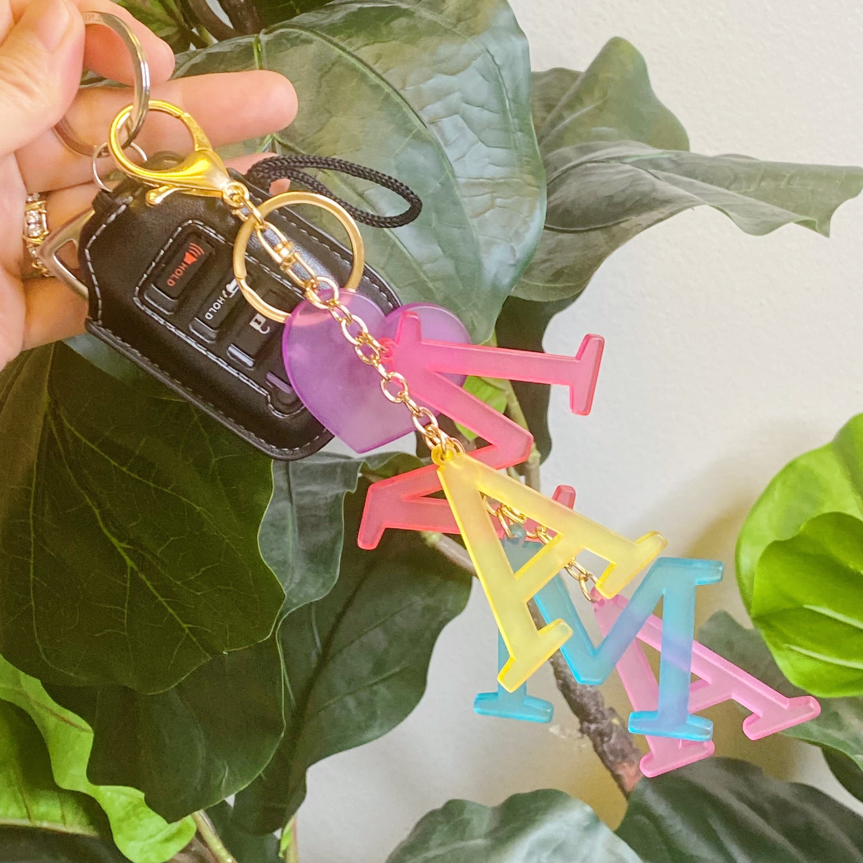 Favorite Word Jingle Key Chain by Ellisonyoung.com