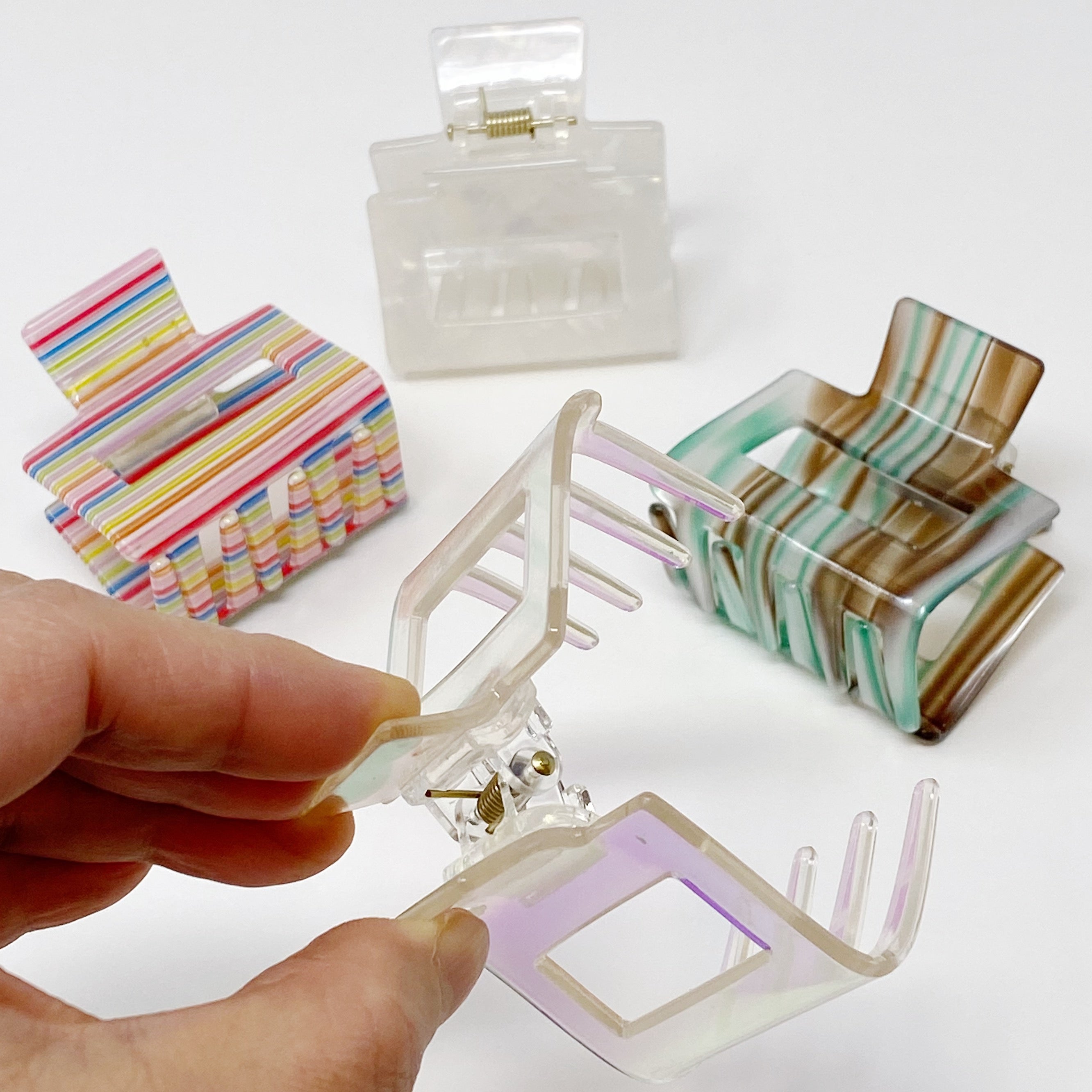 Isabella Square Hair Claw by Ellisonyoung.com