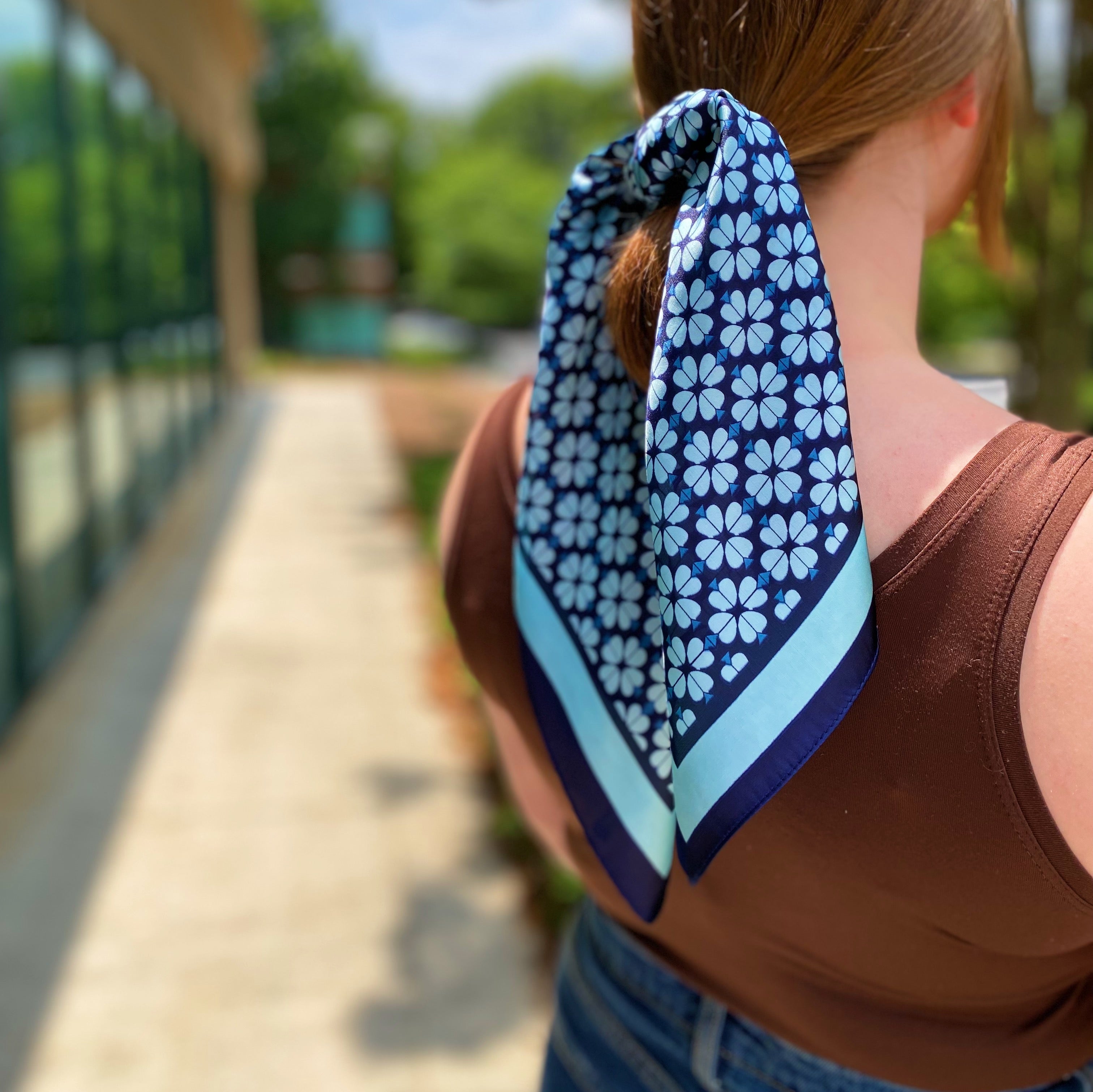 Four Petal Clover Scarf by Ellisonyoung.com