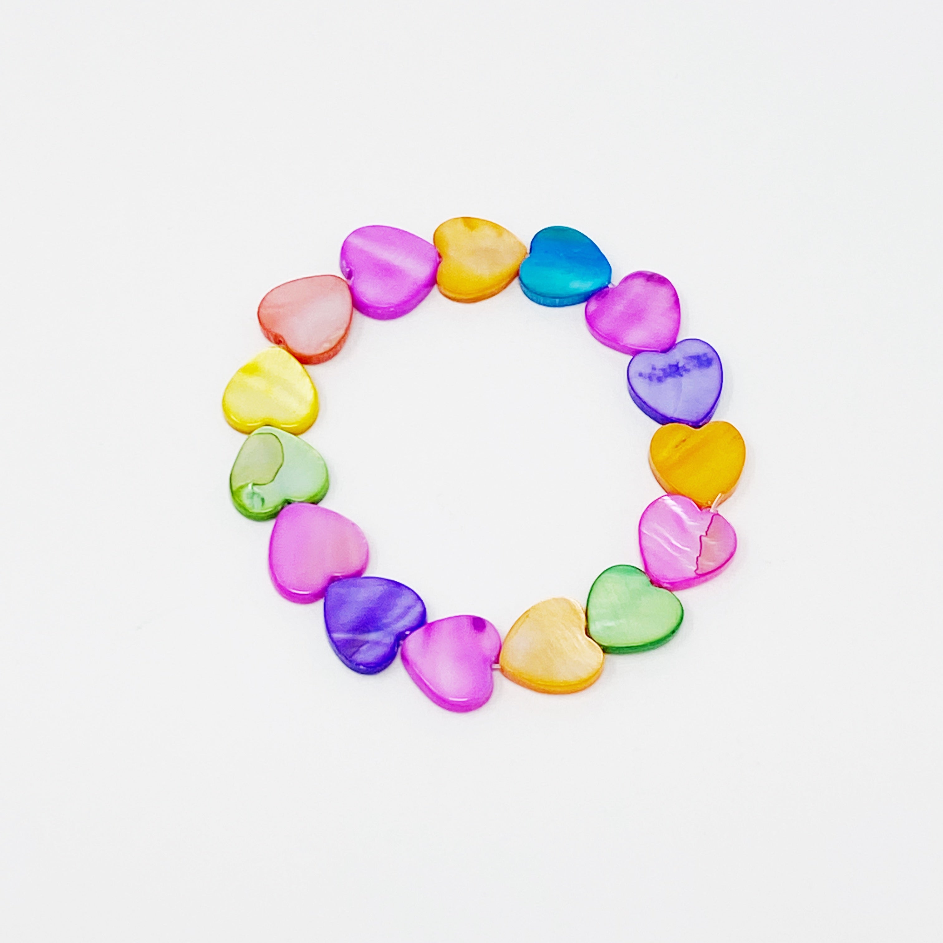 Shelly Heart Stretch Bracelet by Ellisonyoung.com