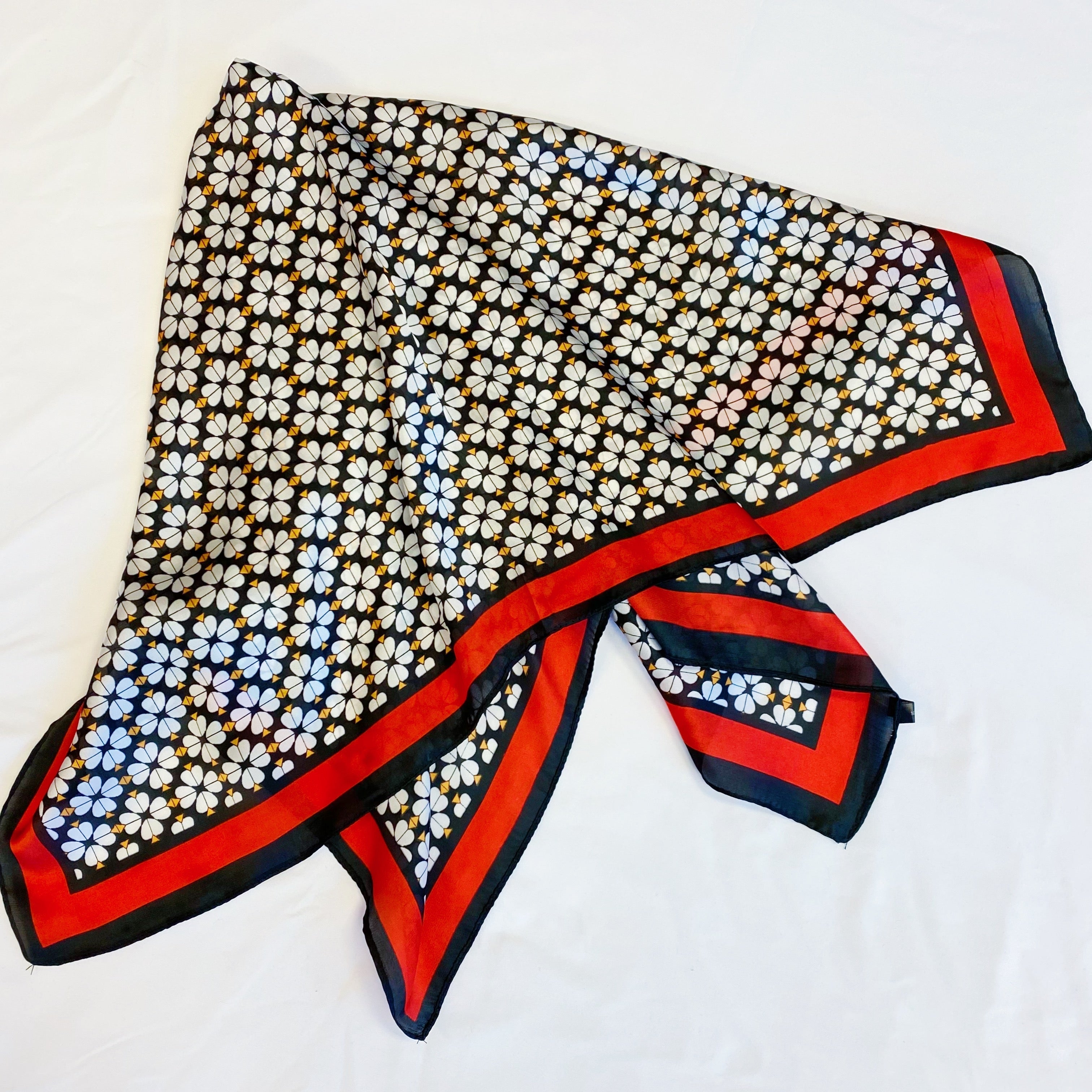 Four Petal Clover Scarf by Ellisonyoung.com