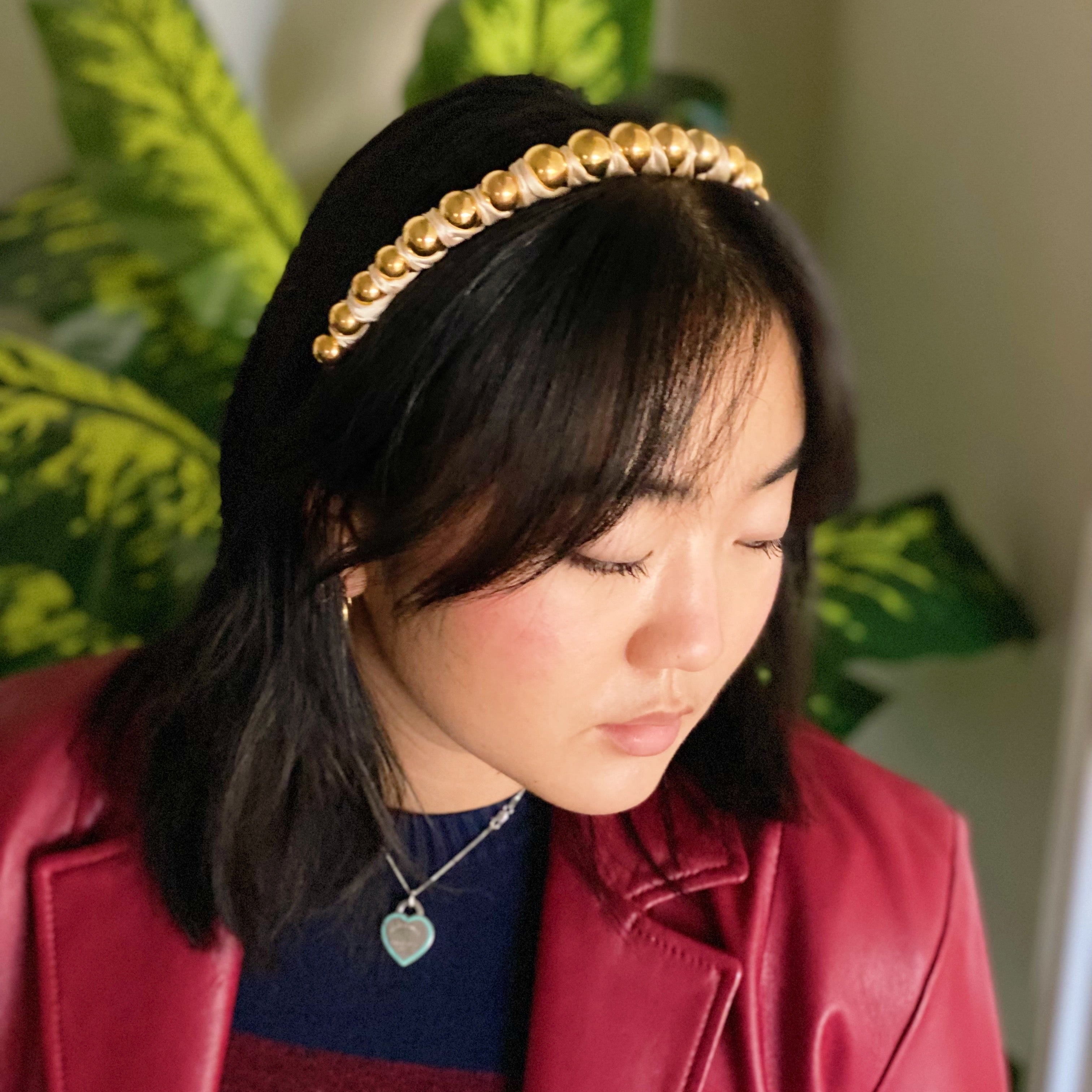 Emily Satin Wrapped Headband by Ellisonyoung.com