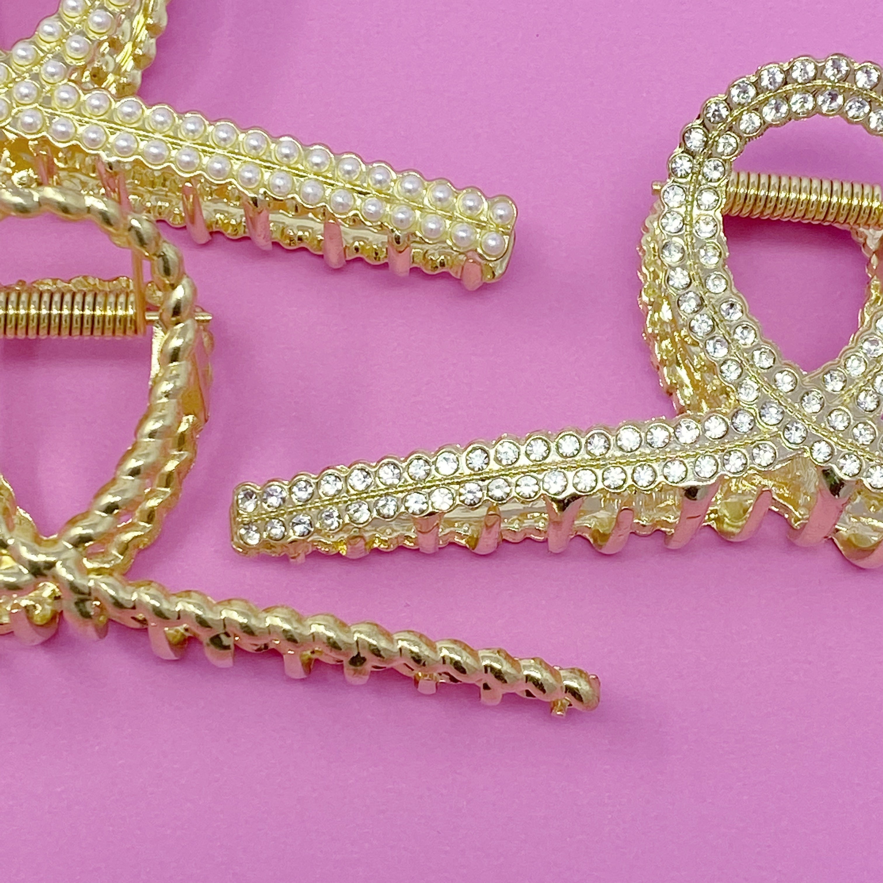 Golden Gem Hair Claw Set by Ellisonyoung.com