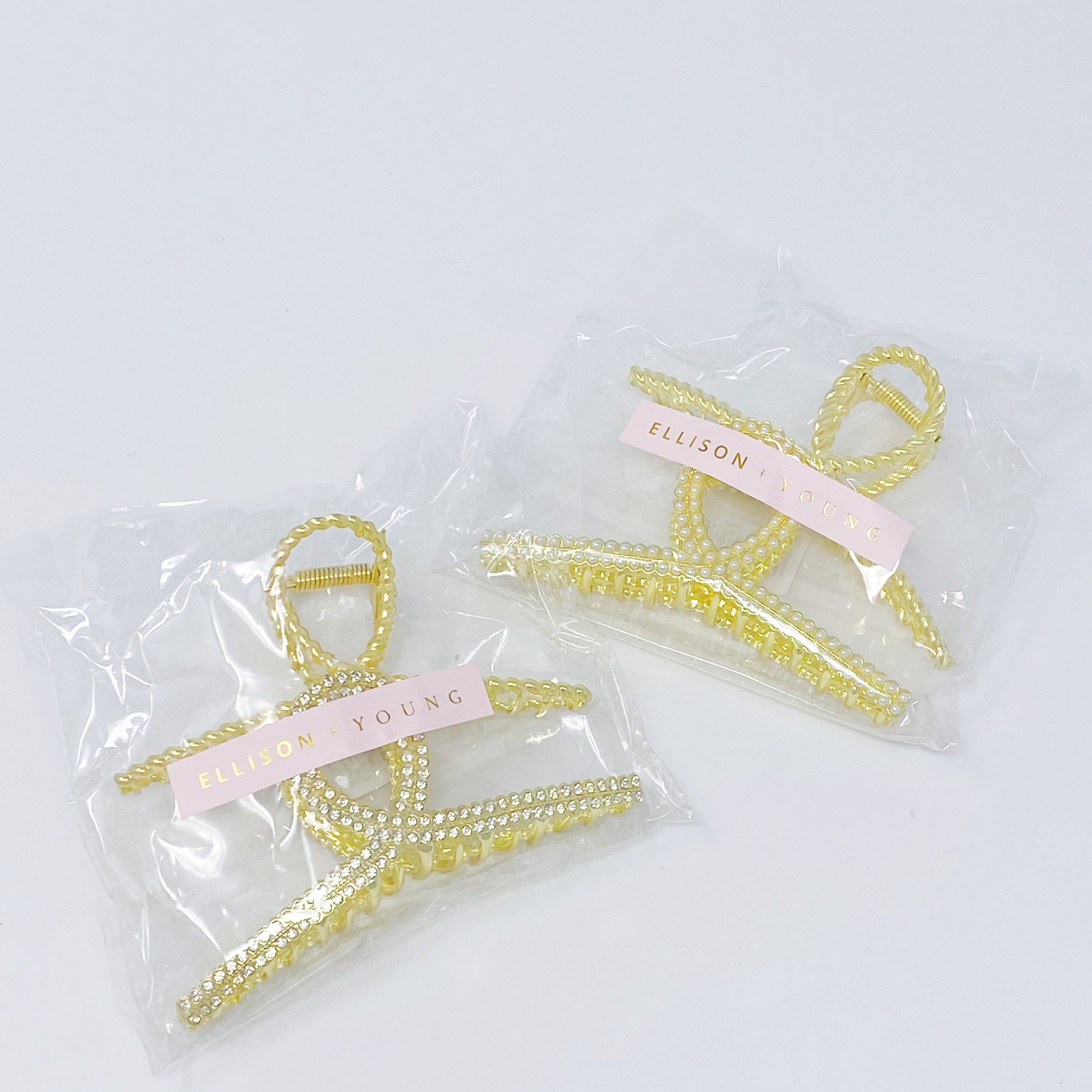 Golden Gem Hair Claw Set by Ellisonyoung.com