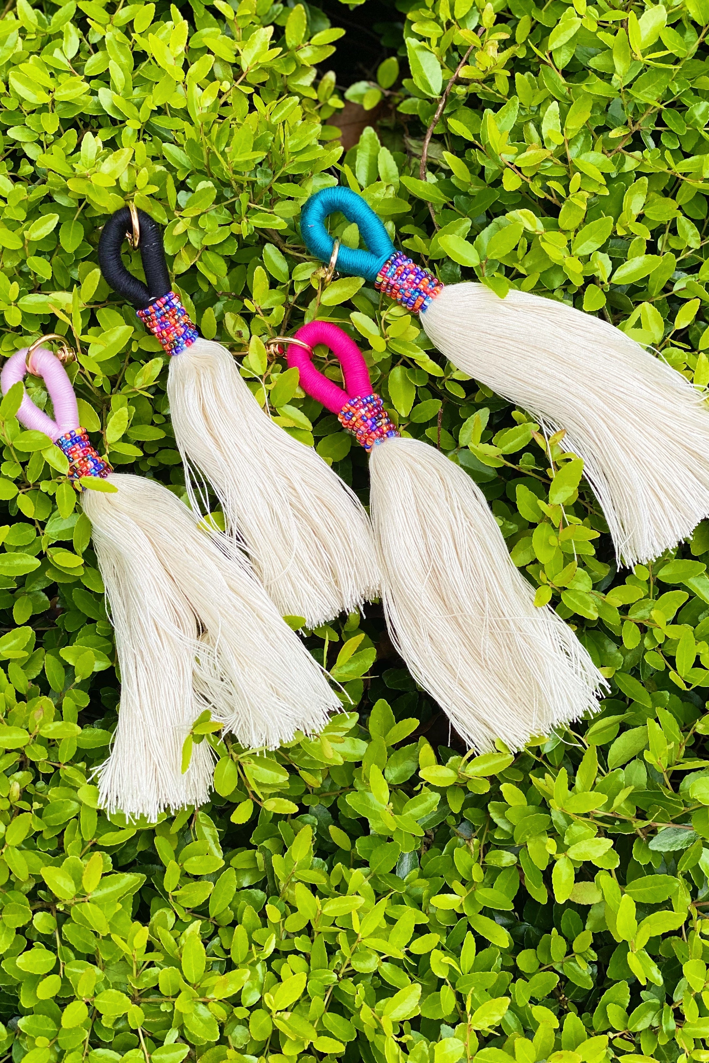 Maya Bay Tasseled Key Chain by Ellisonyoung.com