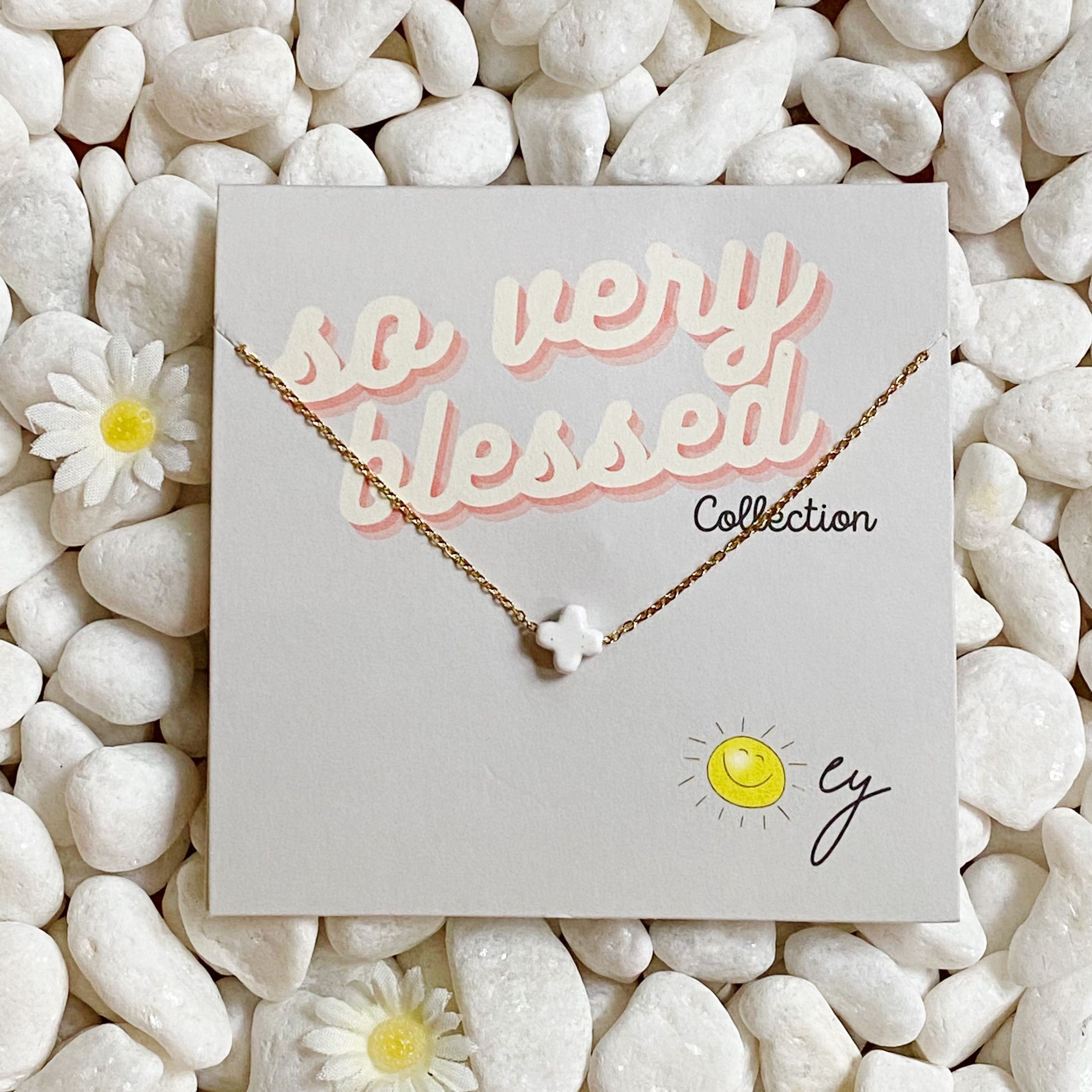 So Very Blessed Cross Necklace by Ellisonyoung.com
