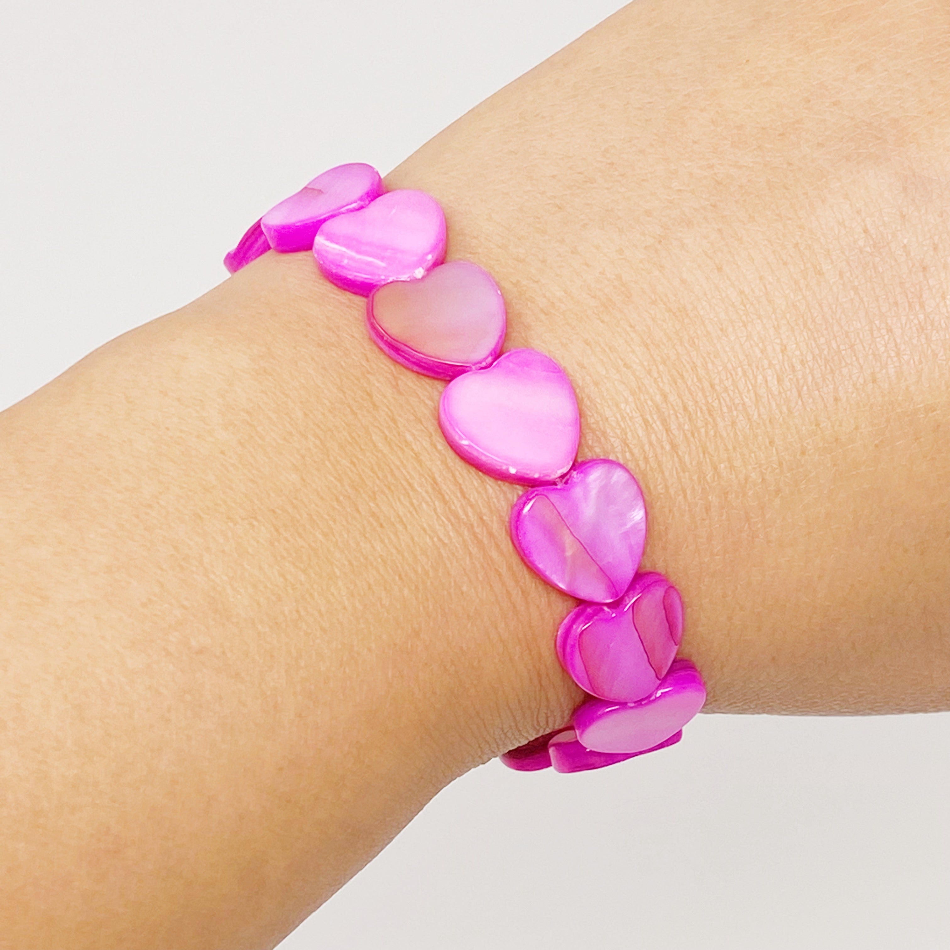 Shelly Heart Stretch Bracelet by Ellisonyoung.com