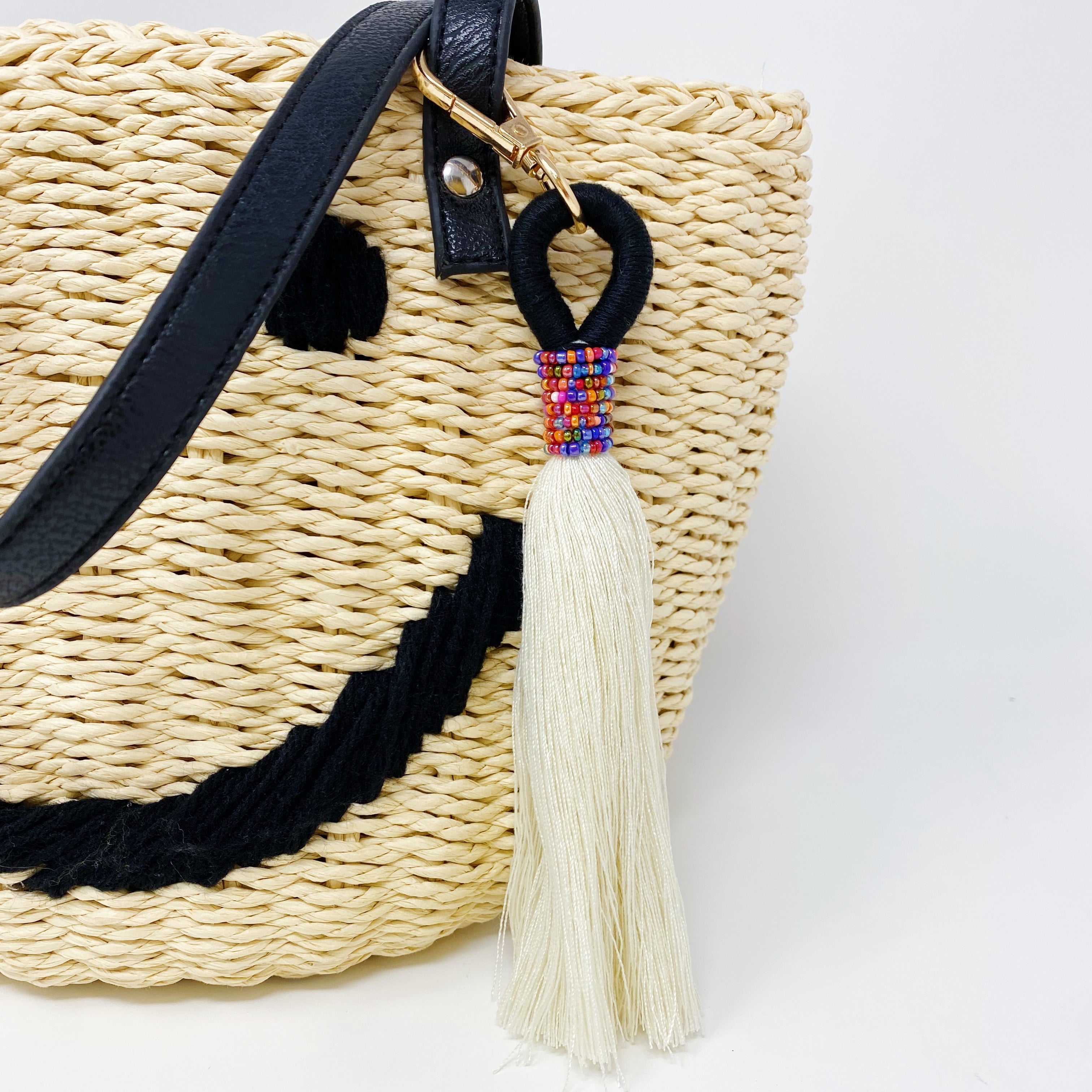 Maya Bay Tasseled Key Chain by Ellisonyoung.com