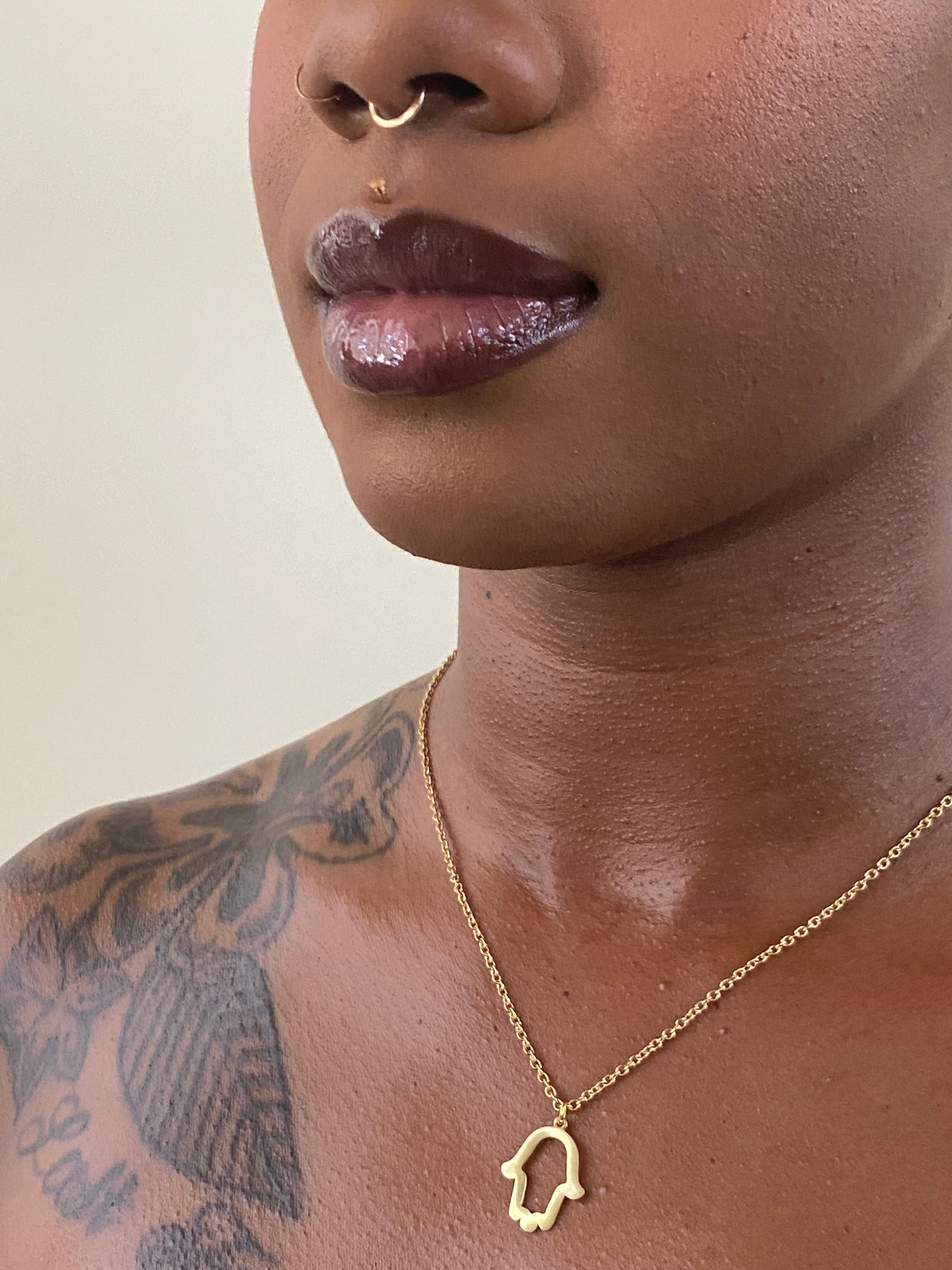 Hand of Faitma Necklace by Boho Gal Jewelry
