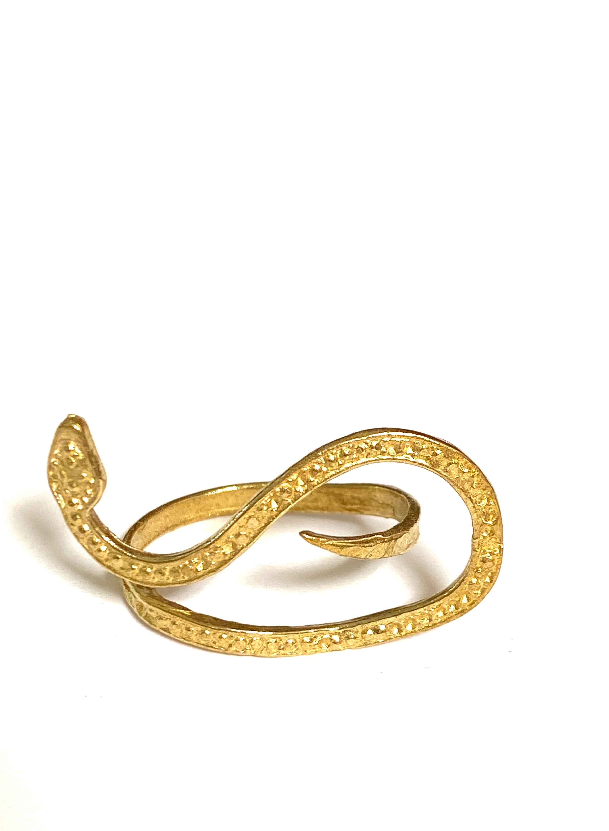 Eris Snake Adjustable Ring by Boho Gal Jewelry