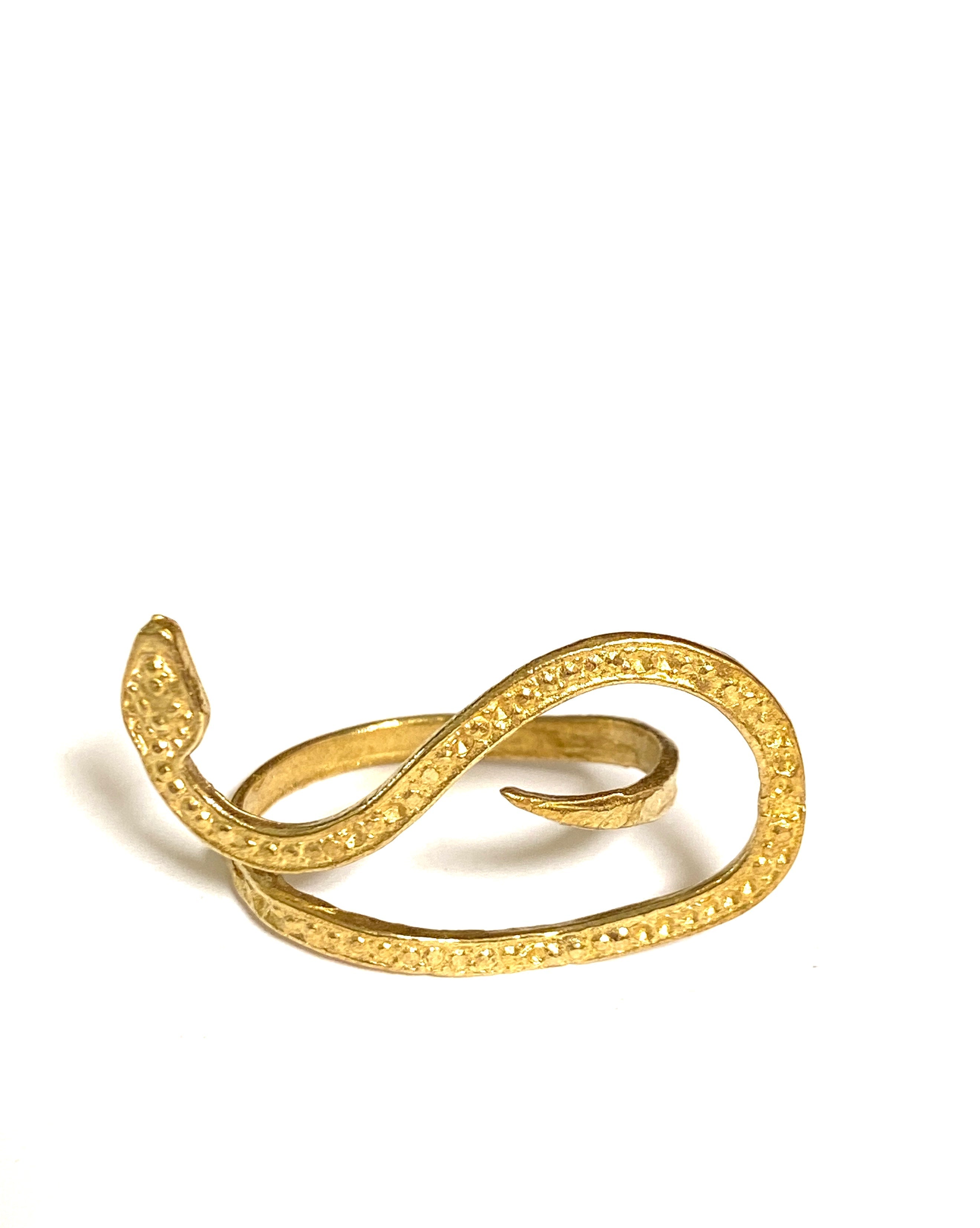 Eris Snake Adjustable Ring by Boho Gal Jewelry