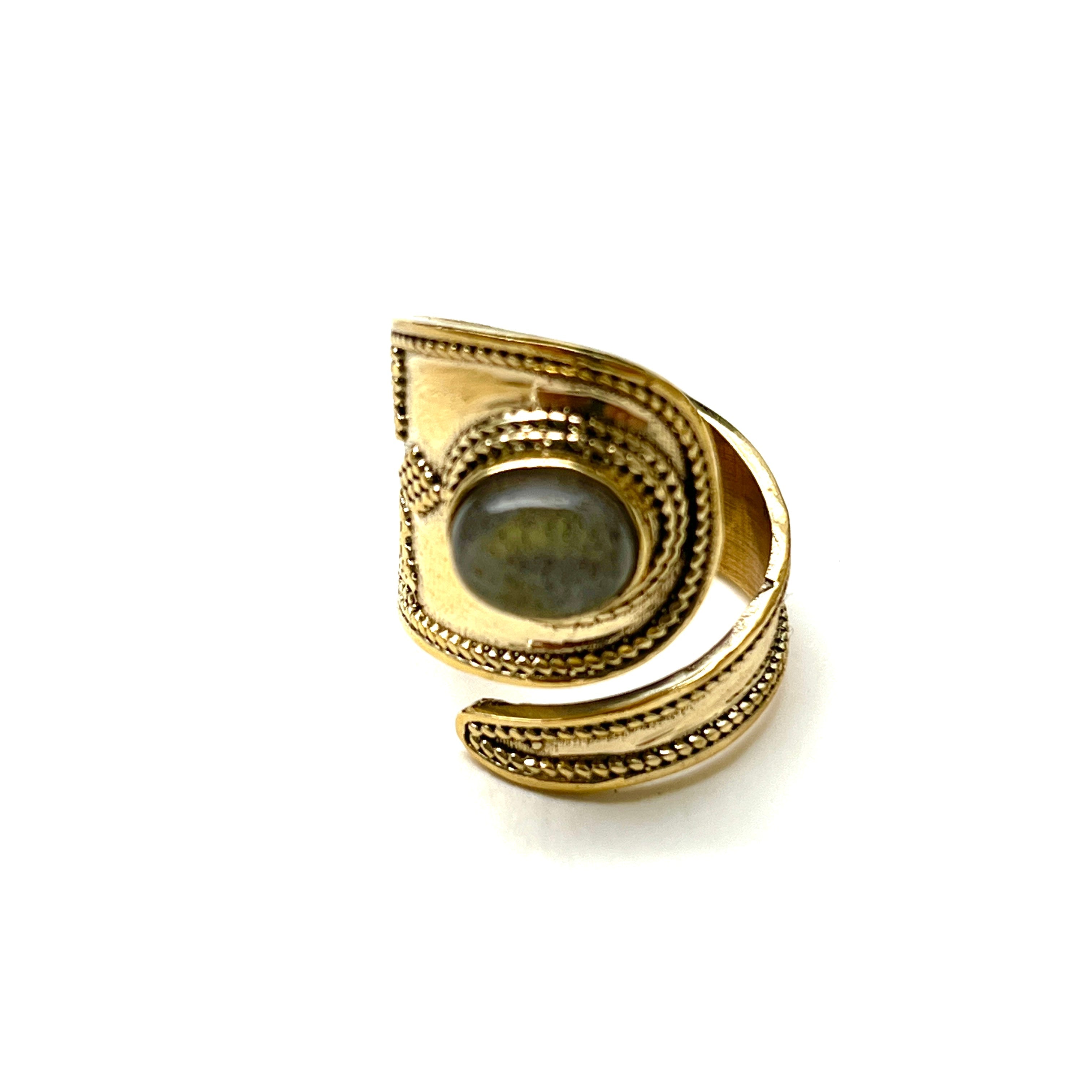 Gaya Gemstone Ring by Boho Gal Jewelry