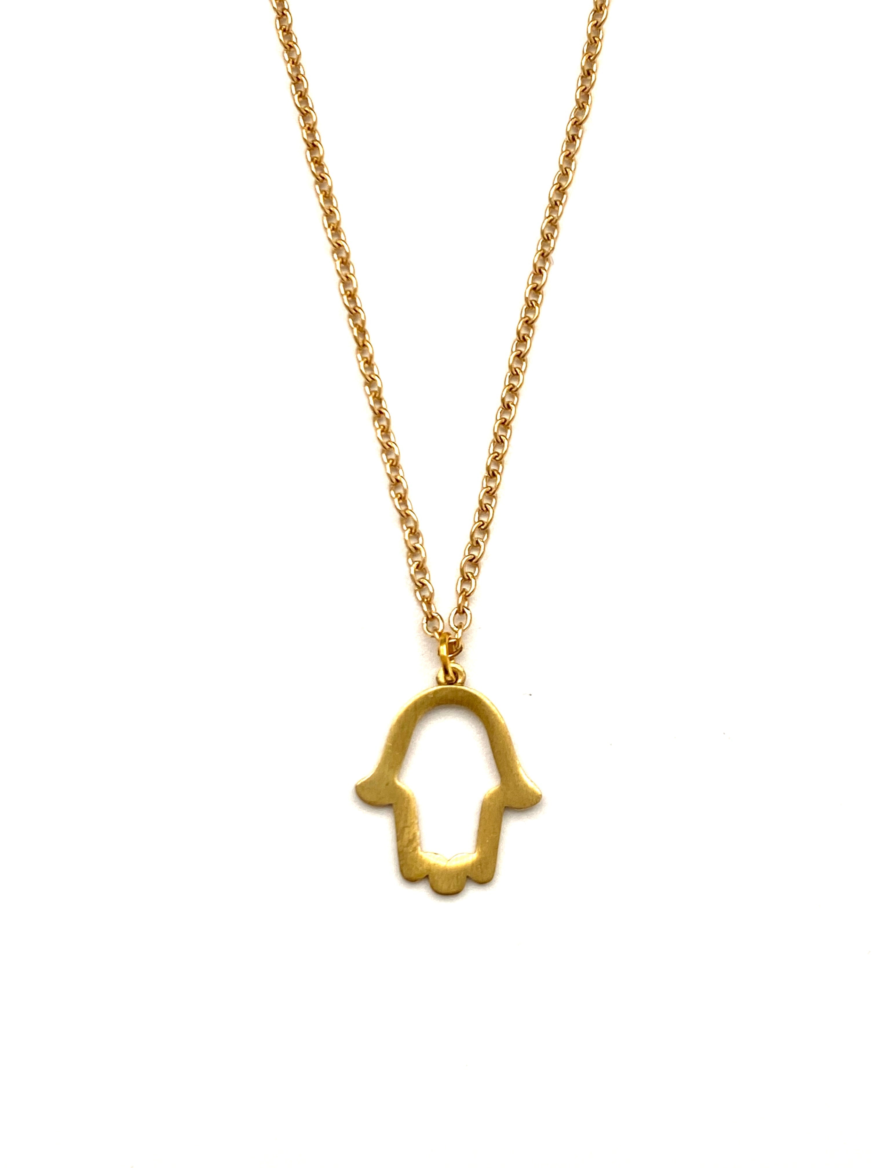 Hand of Faitma Necklace by Boho Gal Jewelry