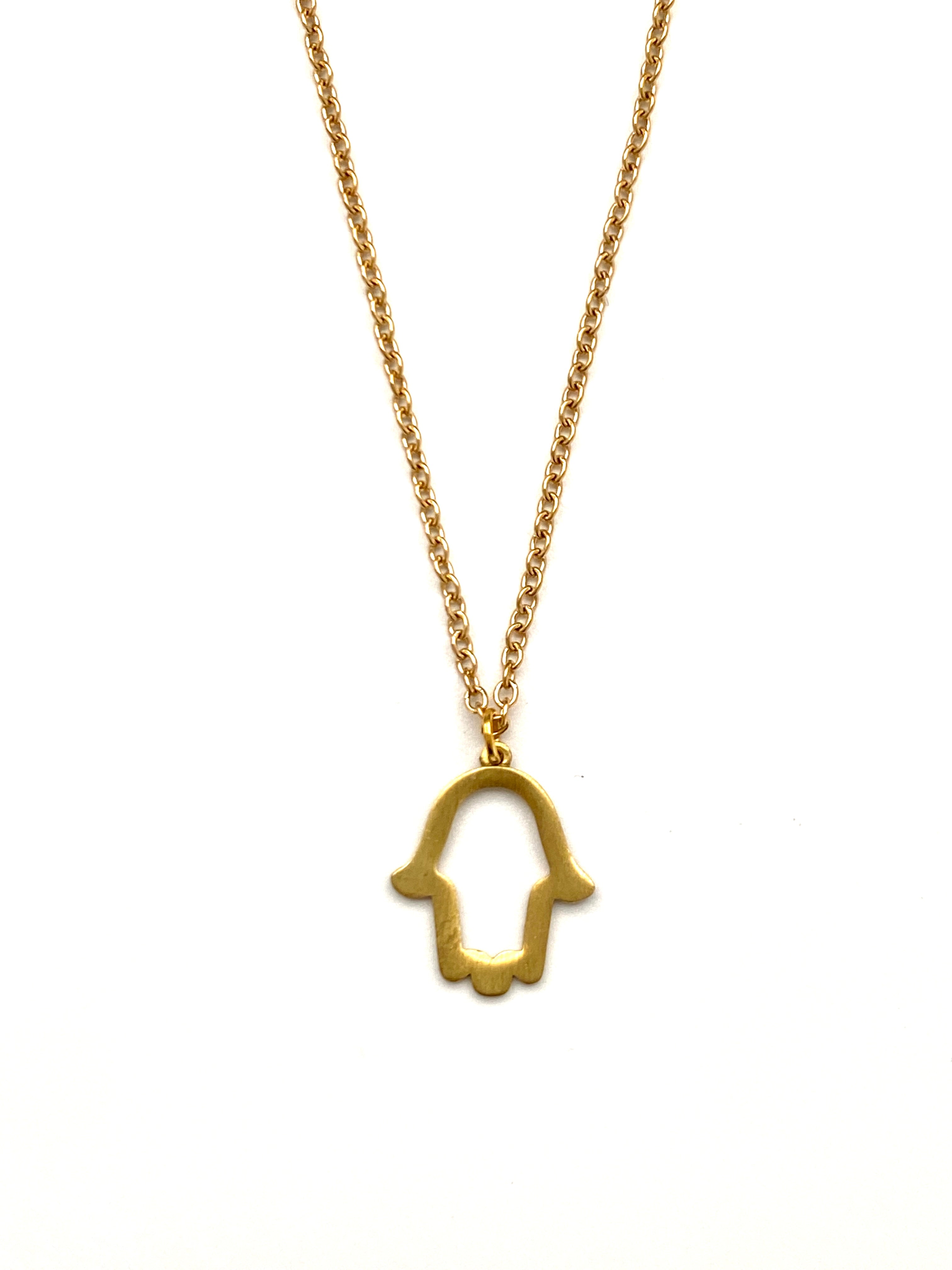 Hand of Faitma Necklace by Boho Gal Jewelry