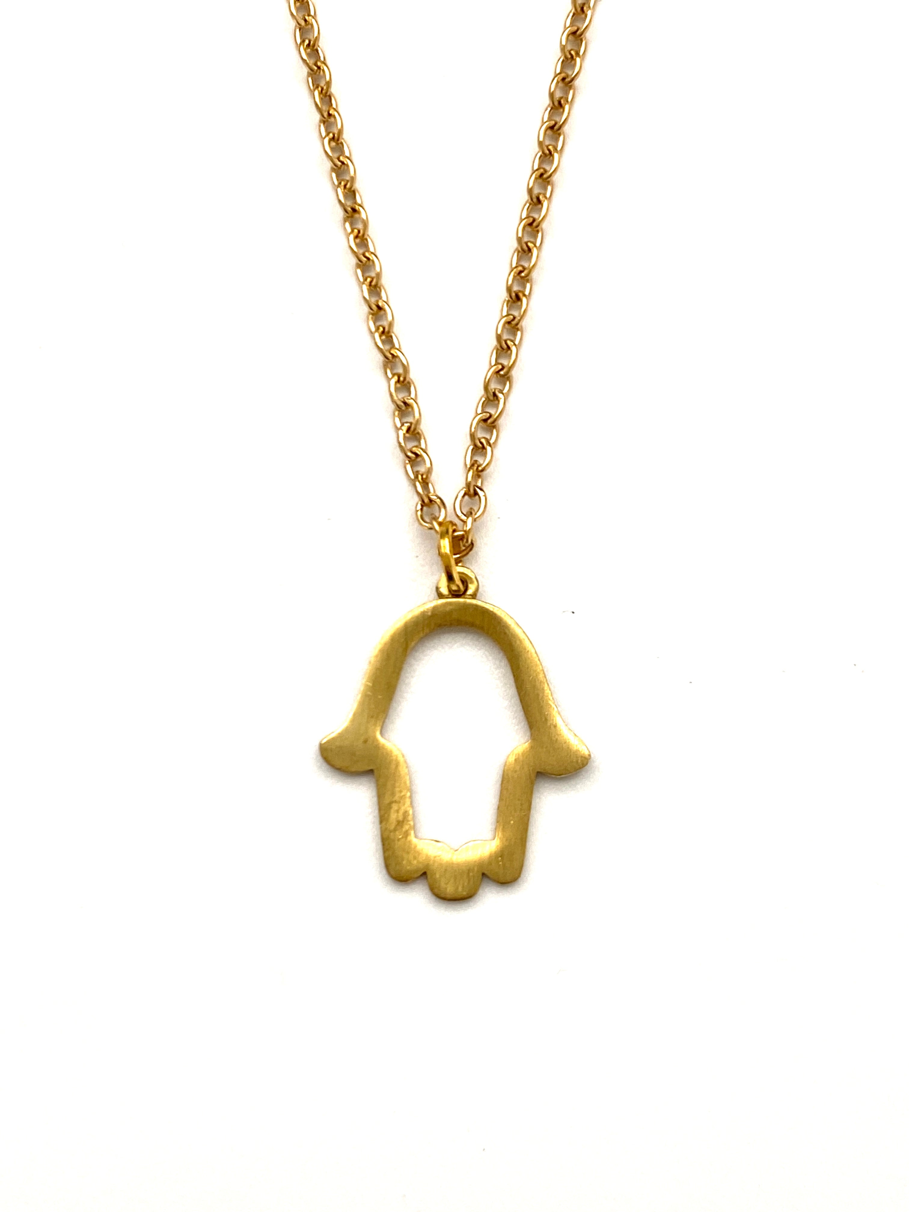 Hand of Faitma Necklace by Boho Gal Jewelry