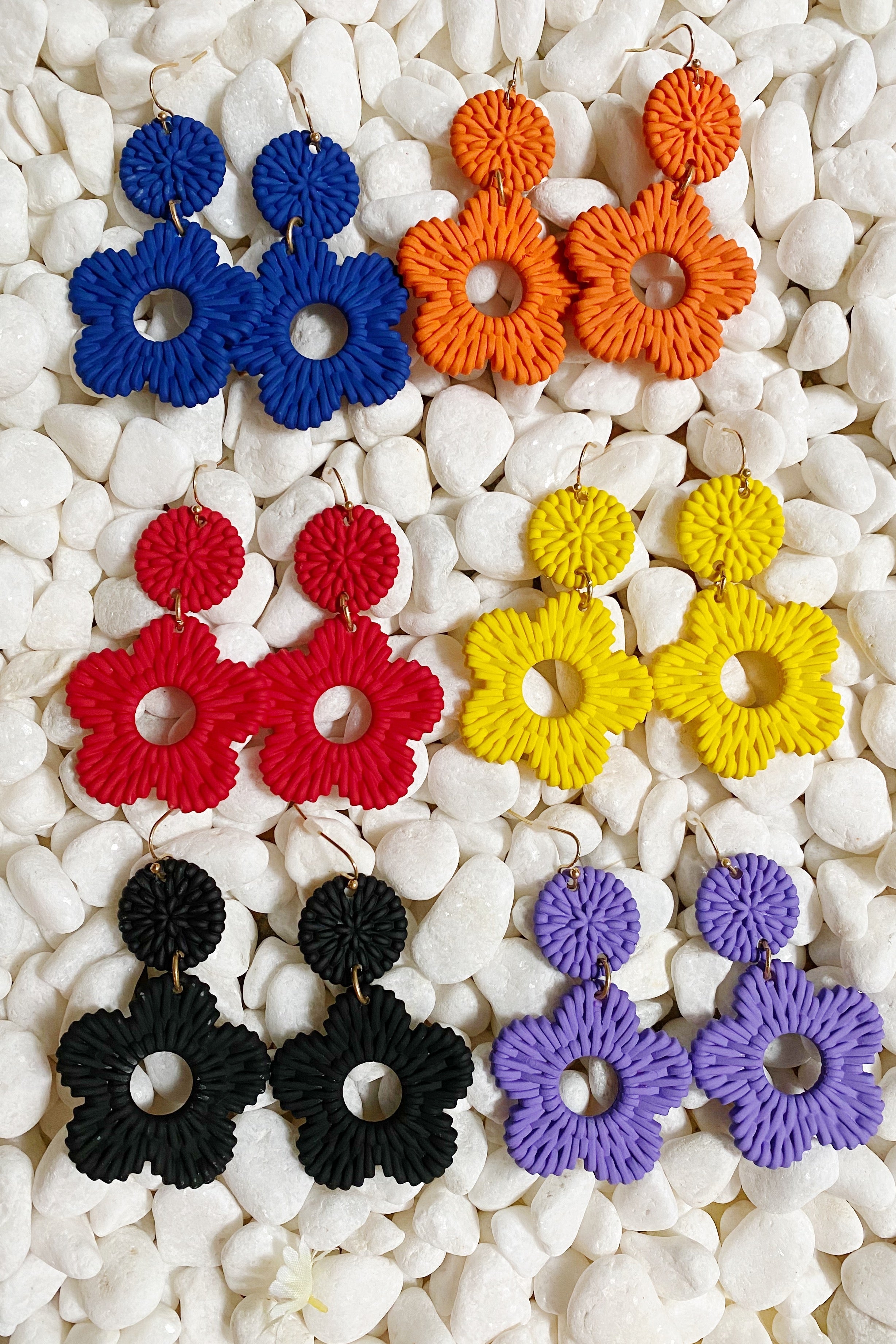 Daisy Drop Game Day Earrings