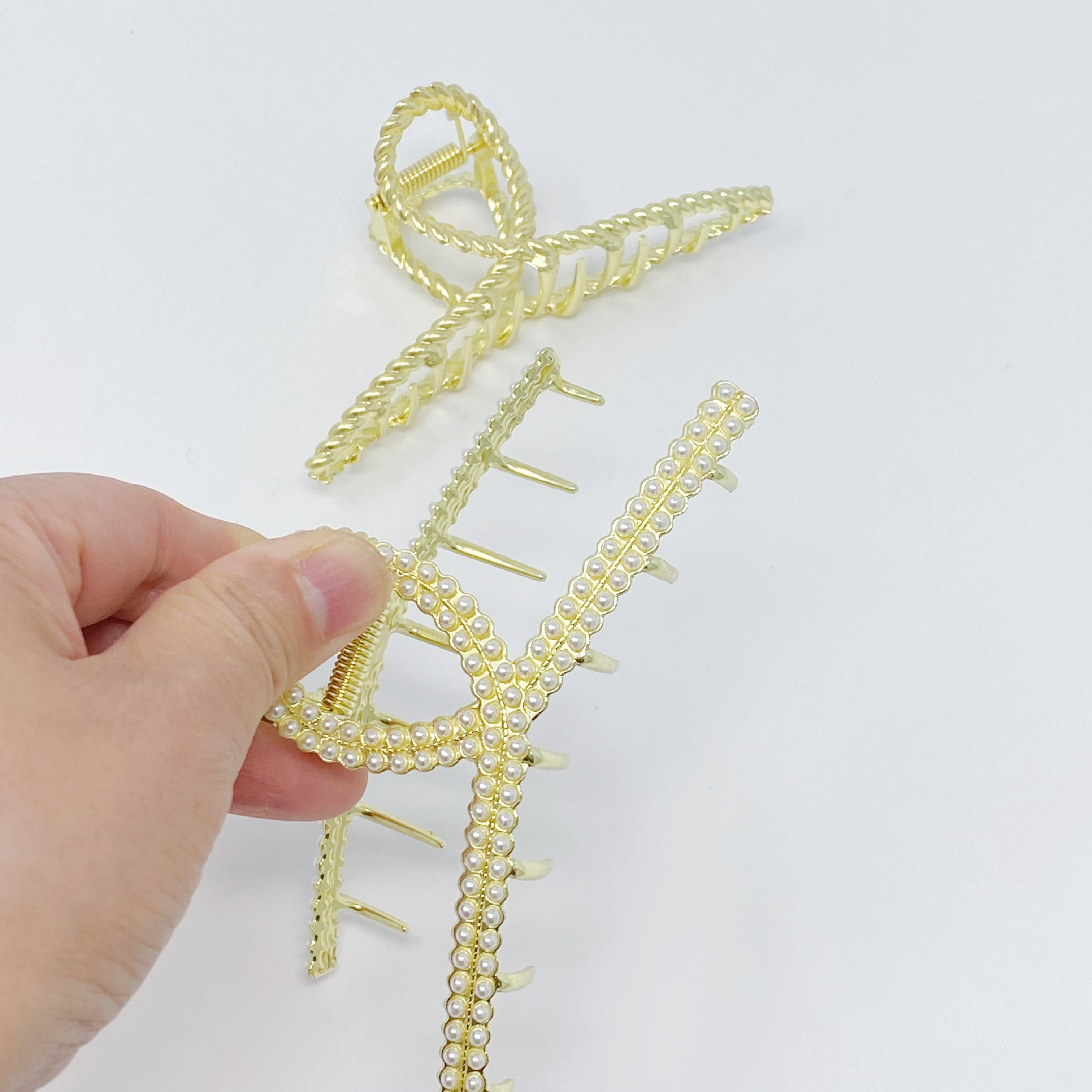 Golden Gem Hair Claw Set by Ellisonyoung.com