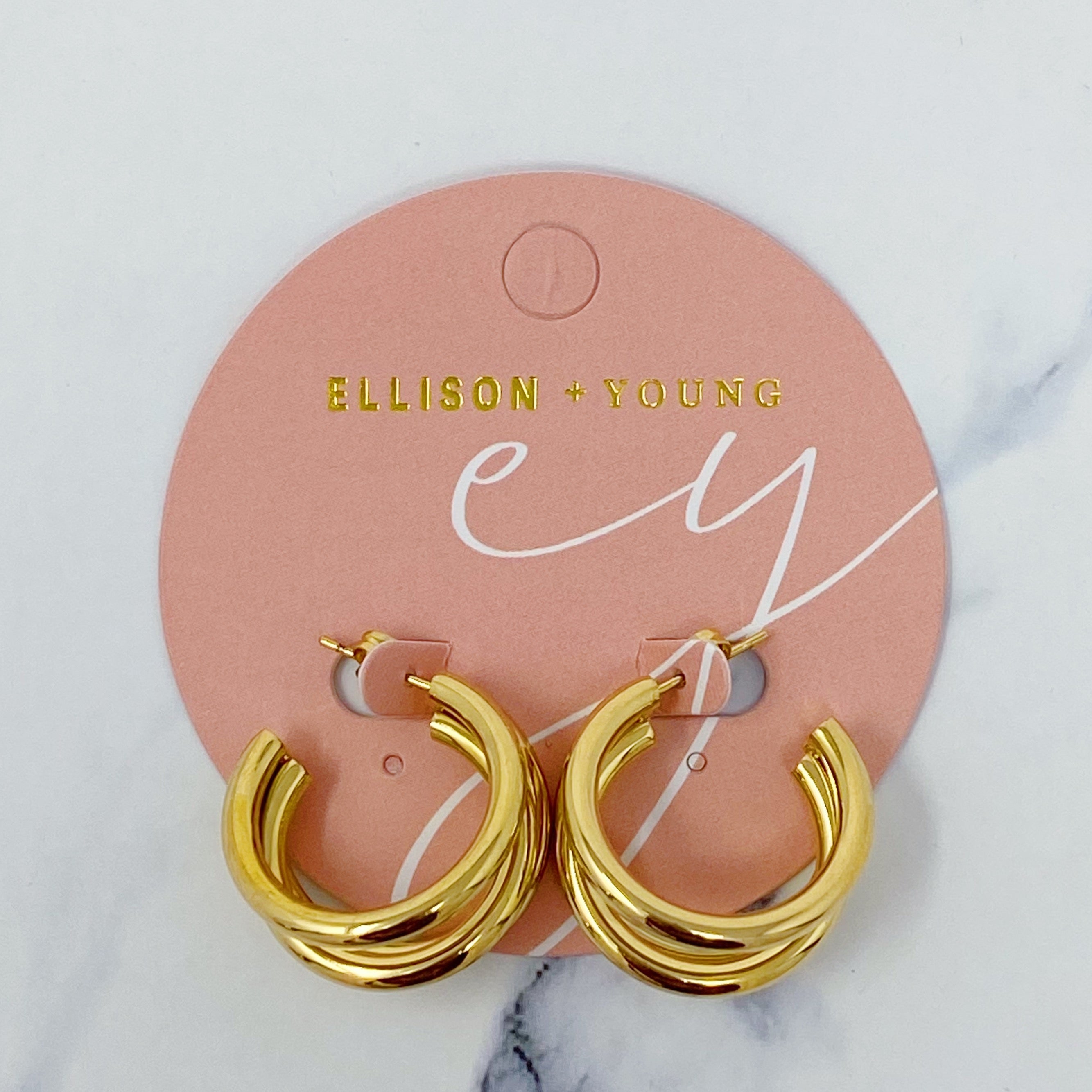 Triple the Layers Earrings