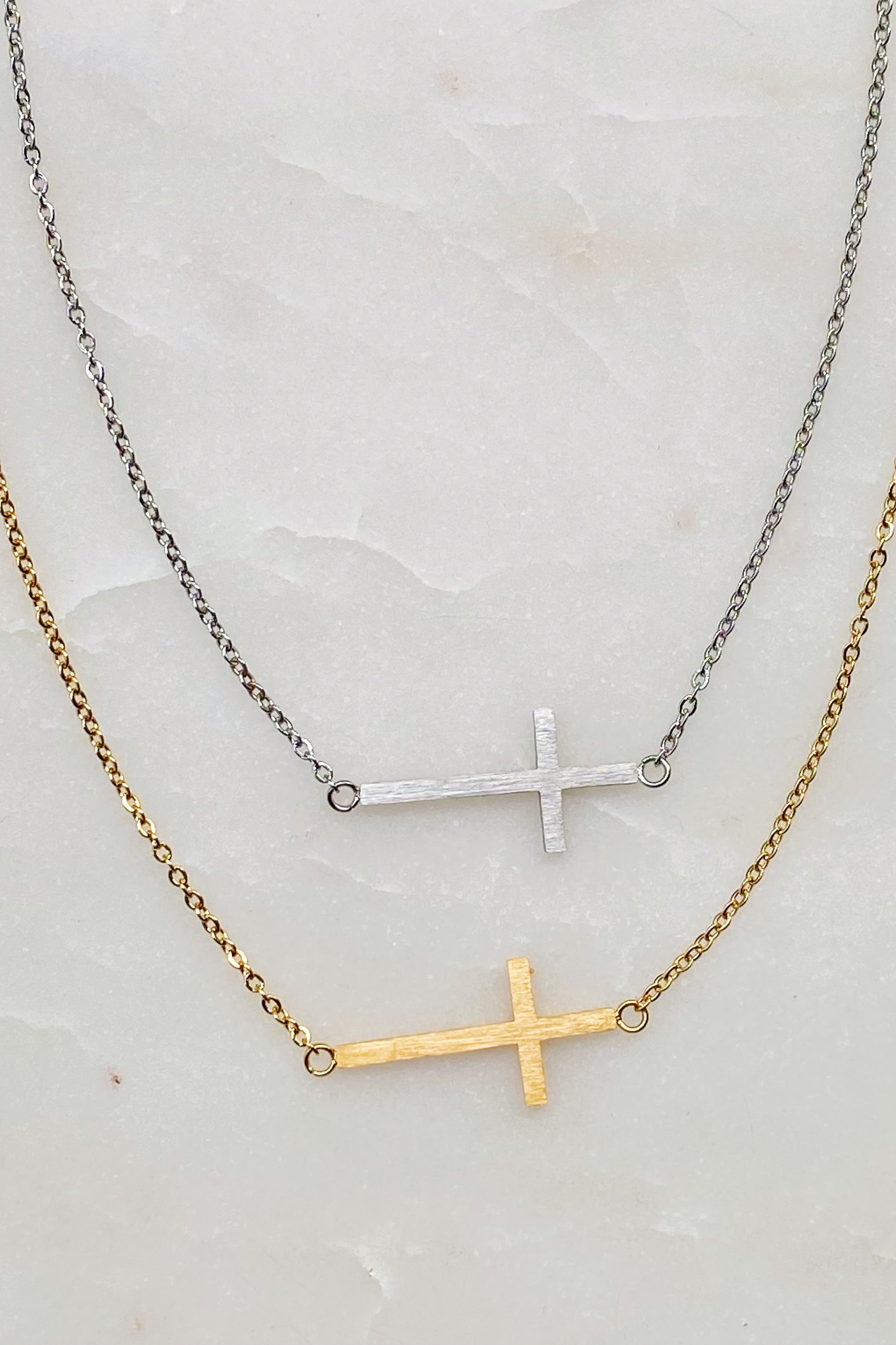 Kayla Cross Necklace by Ellisonyoung.com