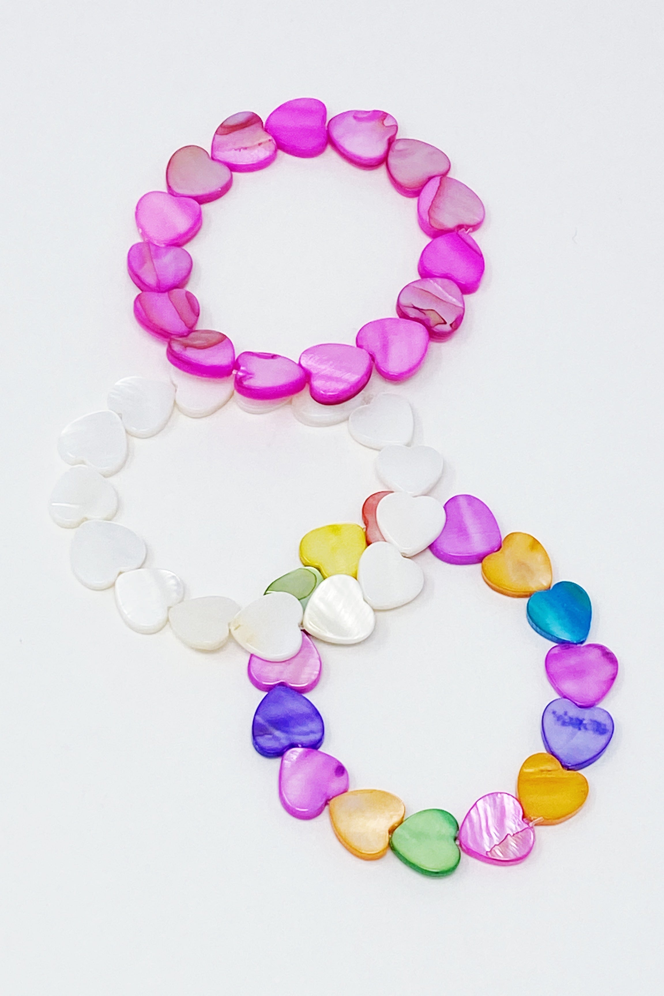 Shelly Heart Stretch Bracelet by Ellisonyoung.com