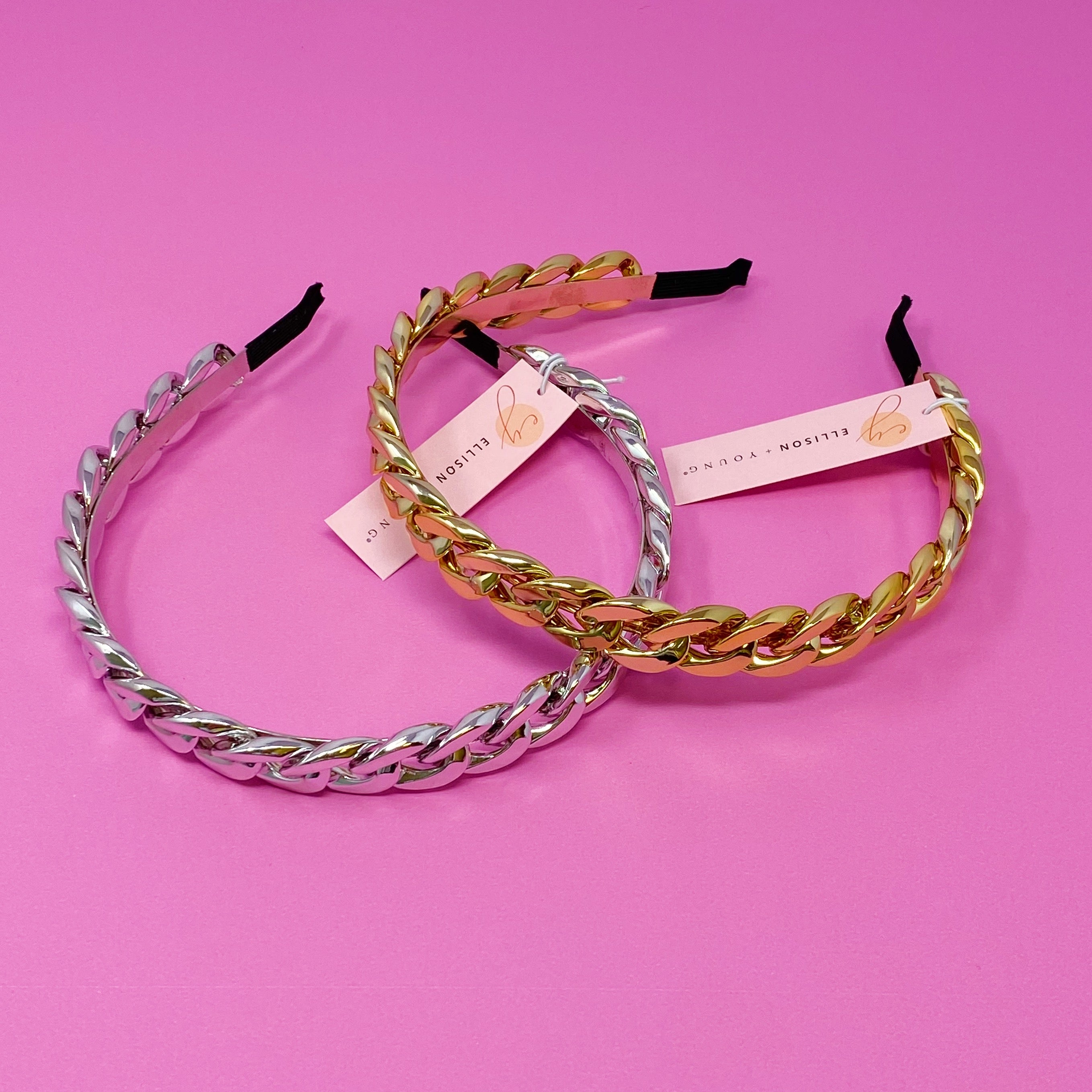 Cuban Chain Headband by Ellisonyoung.com