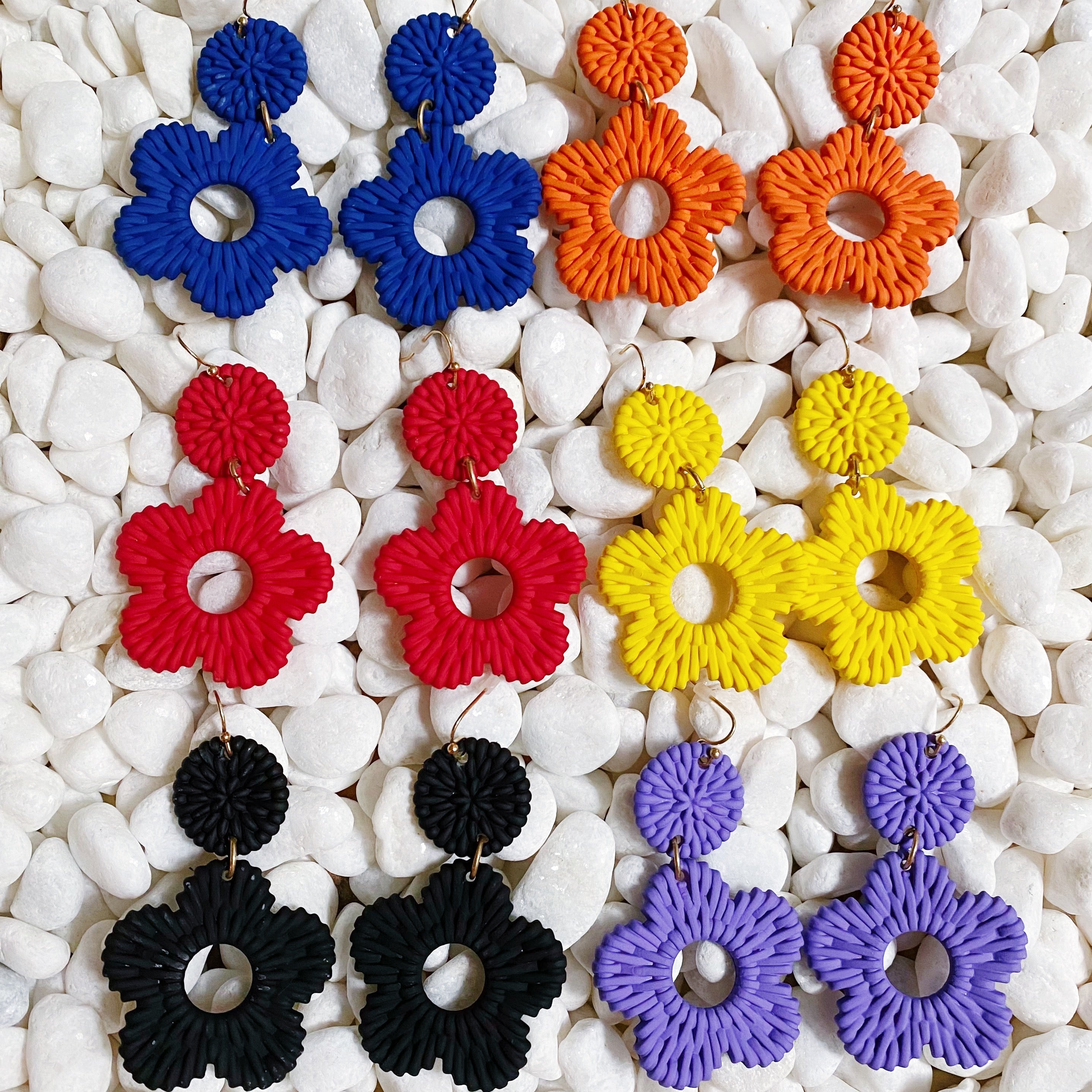 Daisy Drop Game Day Earrings