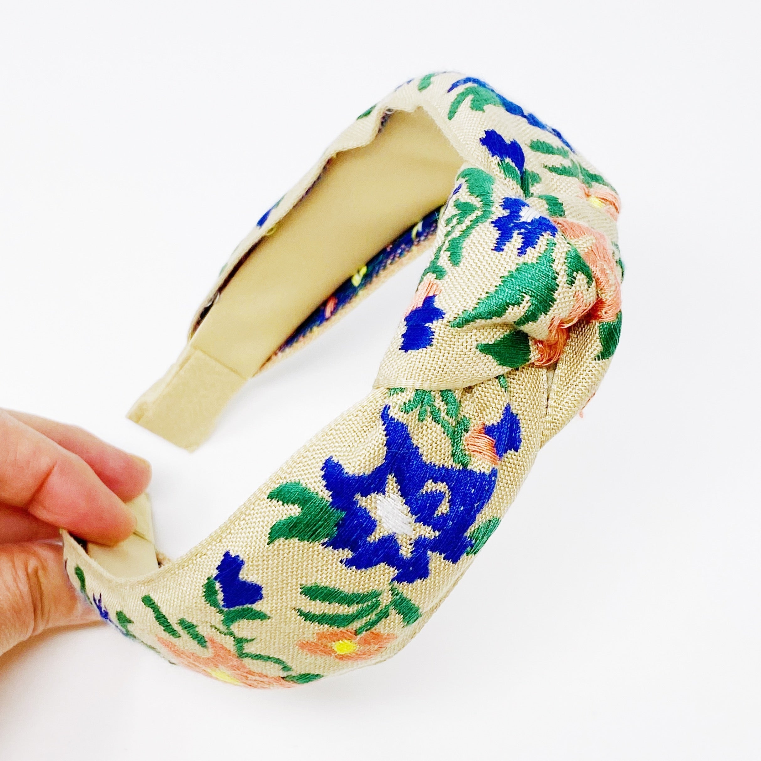 French Floral Embroidered Headband by Ellisonyoung.com