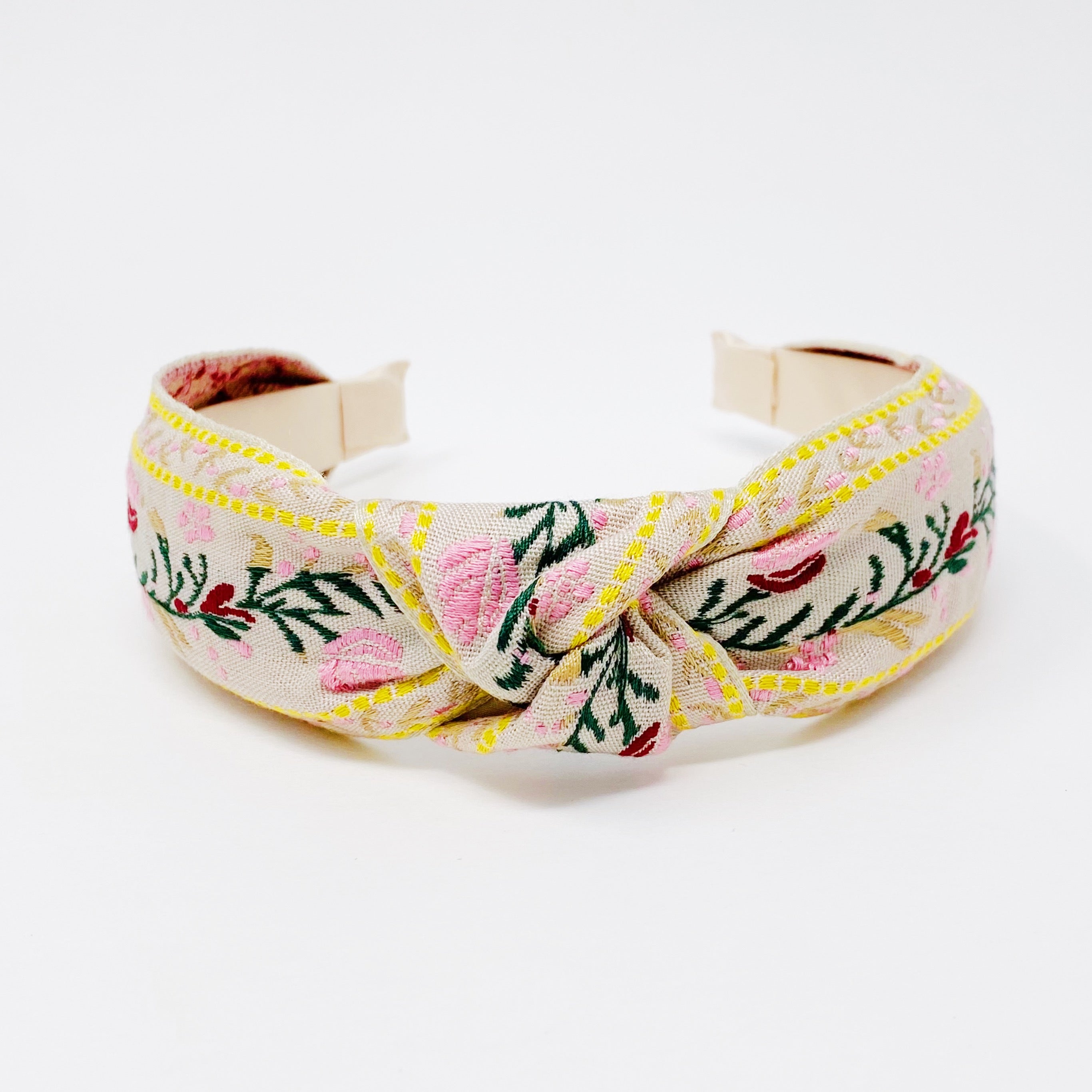 French Floral Embroidered Headband by Ellisonyoung.com