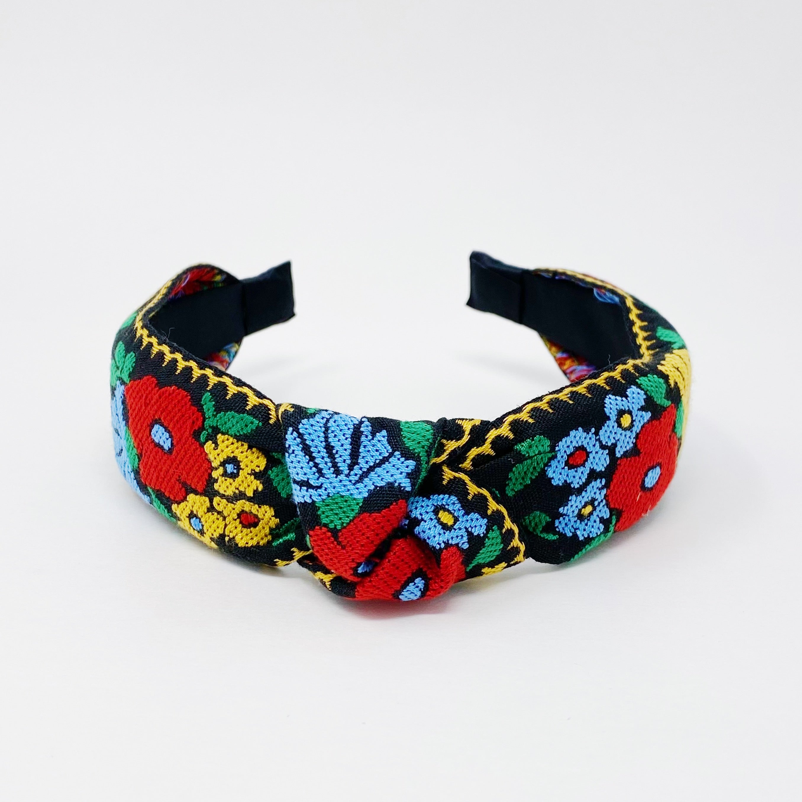 French Floral Embroidered Headband by Ellisonyoung.com