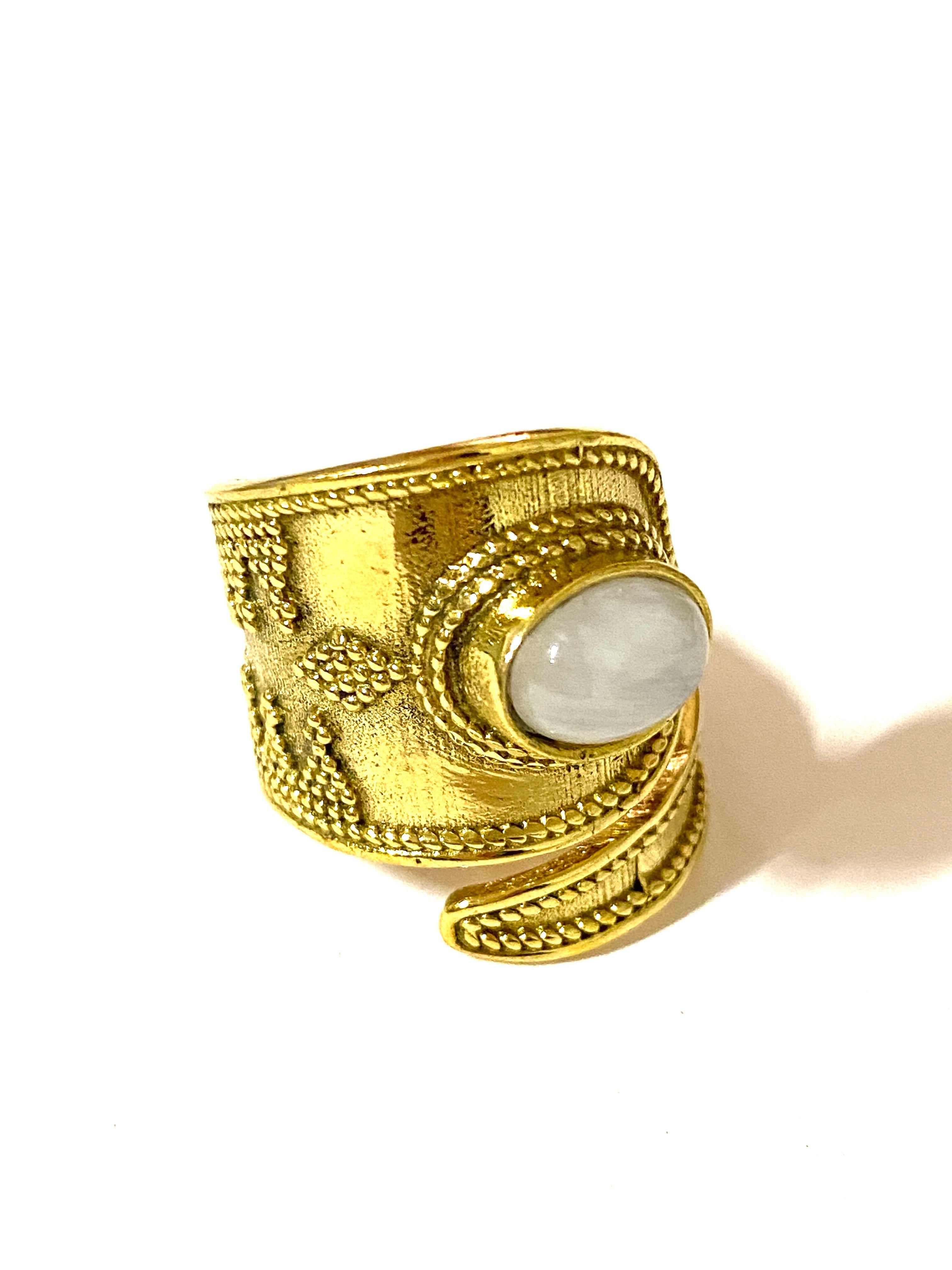 Gaya Gemstone Ring by Boho Gal Jewelry