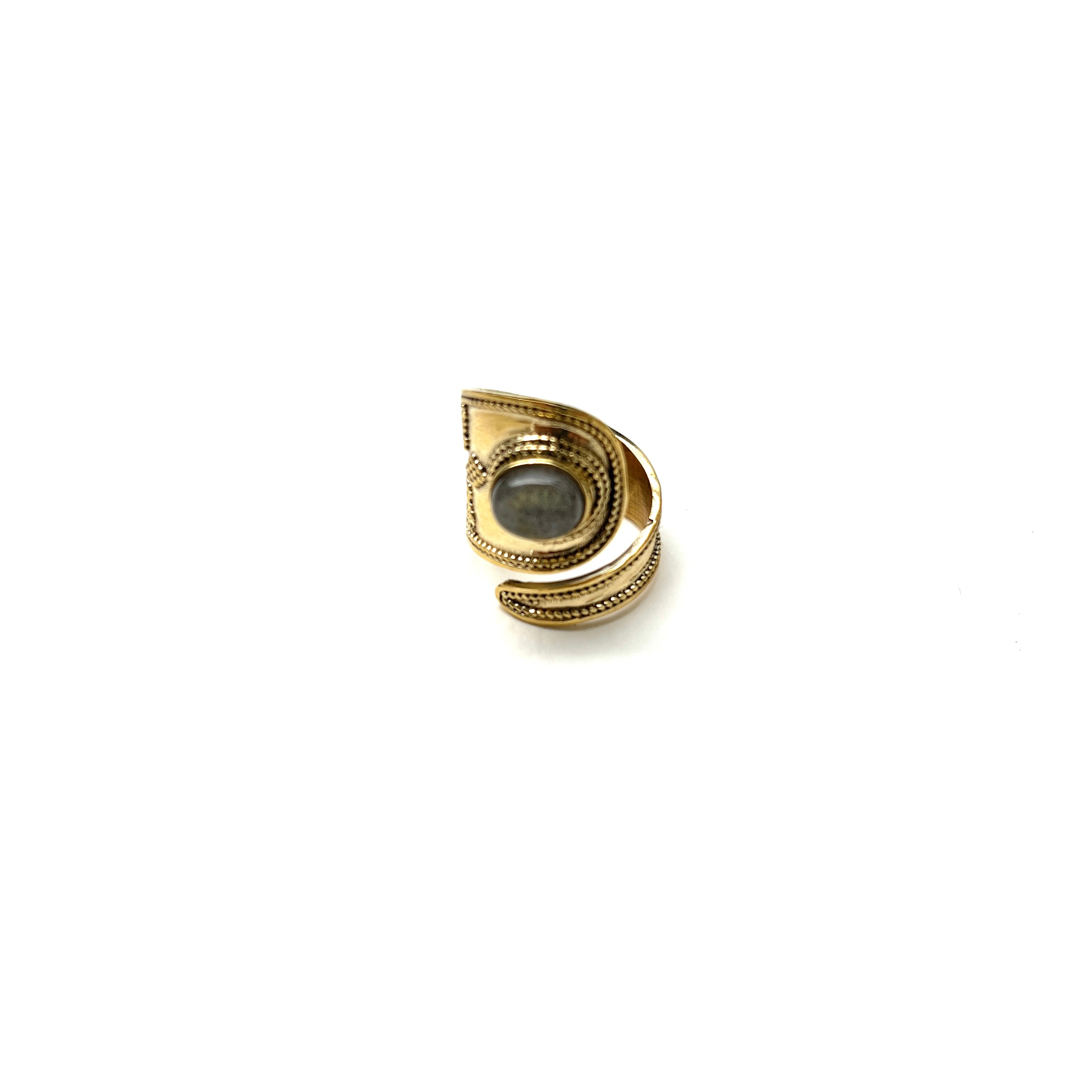 Gaya Gemstone Ring by Boho Gal Jewelry