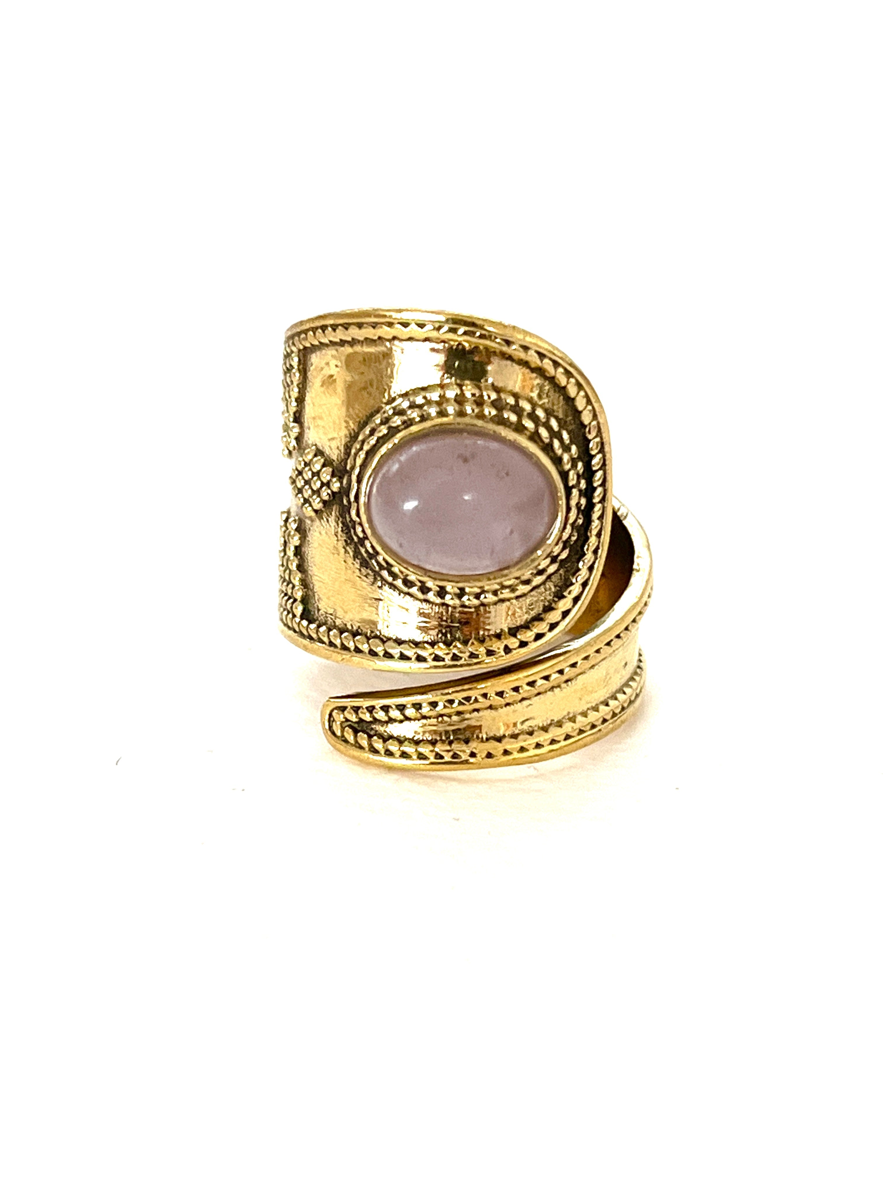 Gaya Gemstone Ring by Boho Gal Jewelry