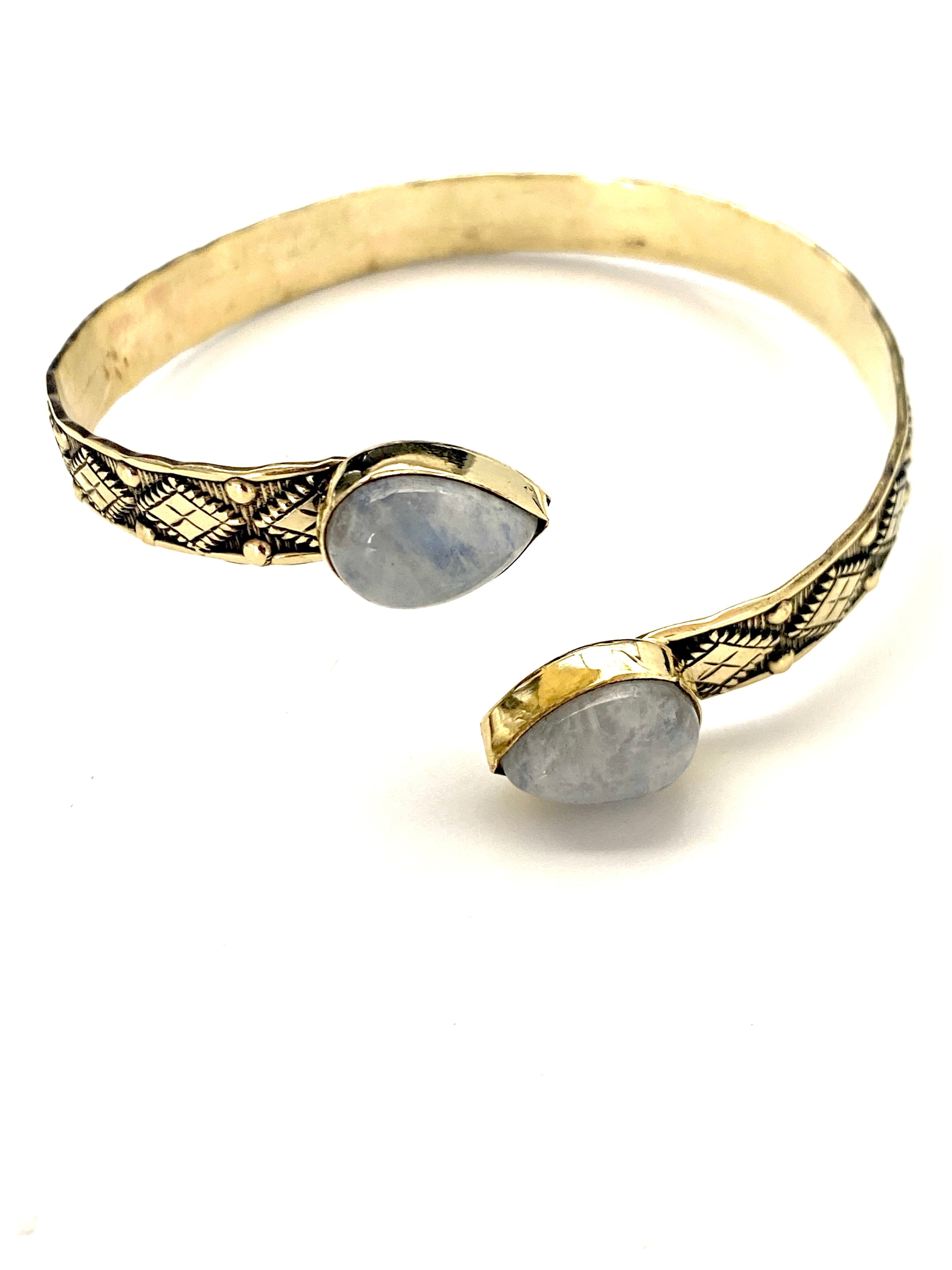 Kaila Gemstone Cuff by Boho Gal Jewelry