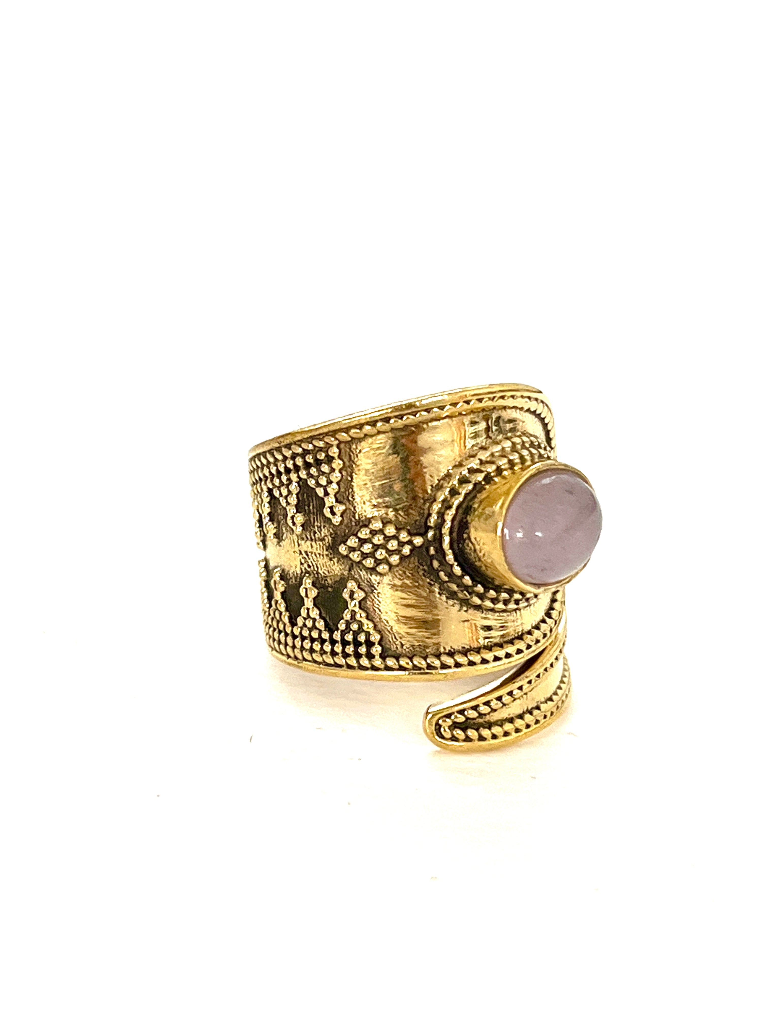 Gaya Gemstone Ring by Boho Gal Jewelry
